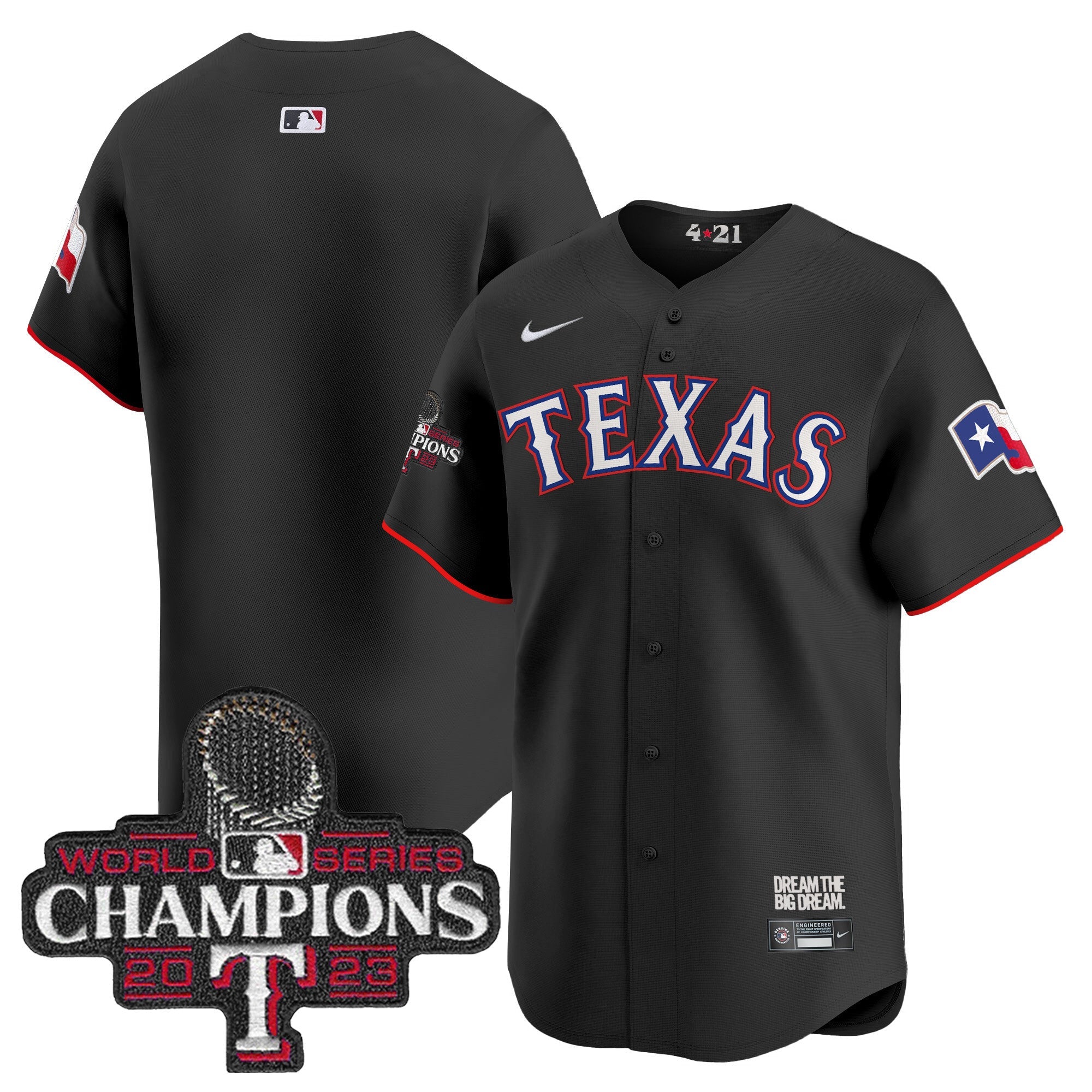 Men’s Texas 2023 World Series Champions City Connect Vapor Premier Limited Jersey