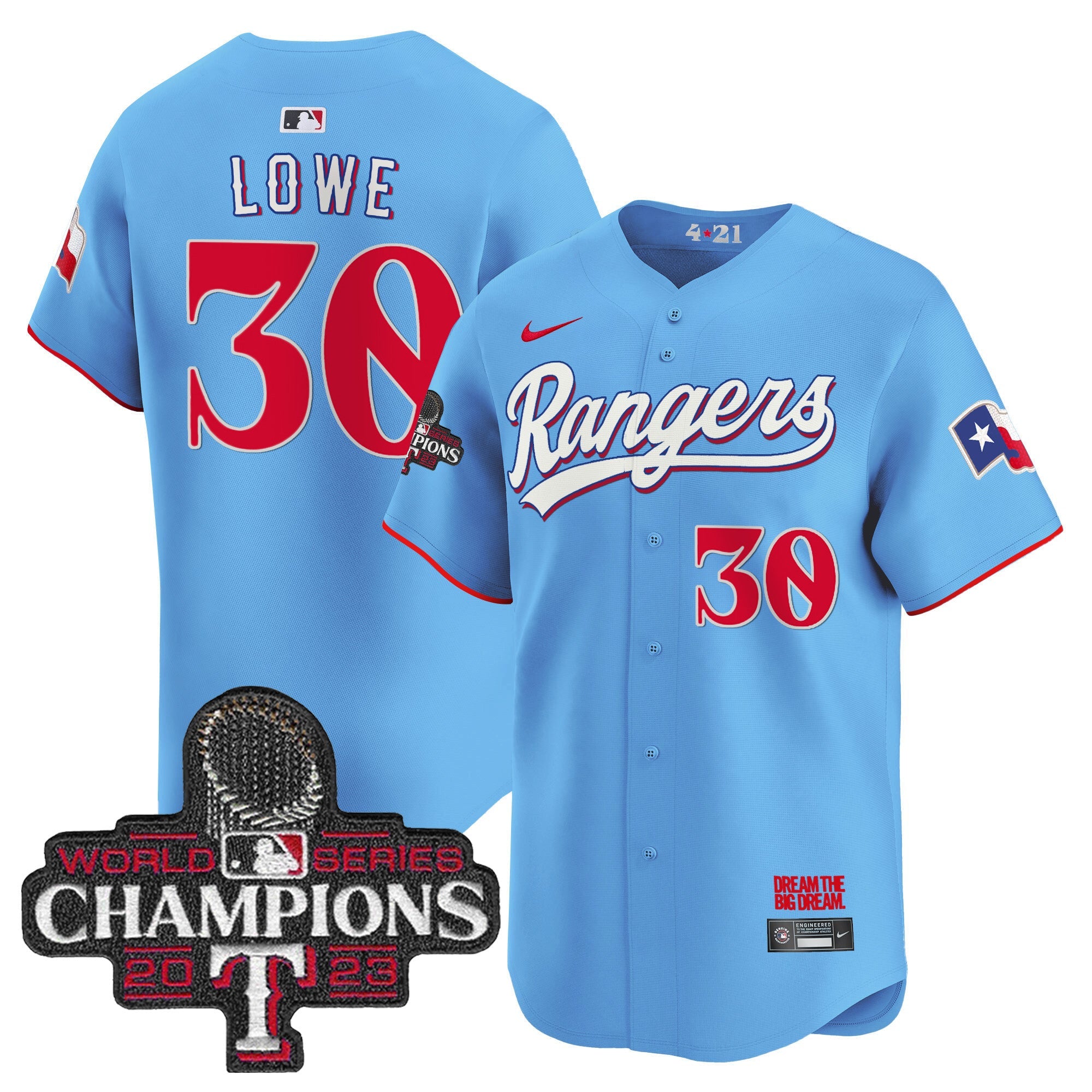 Men’s Texas 2023 World Series Champions City Connect Vapor Premier Limited Jersey