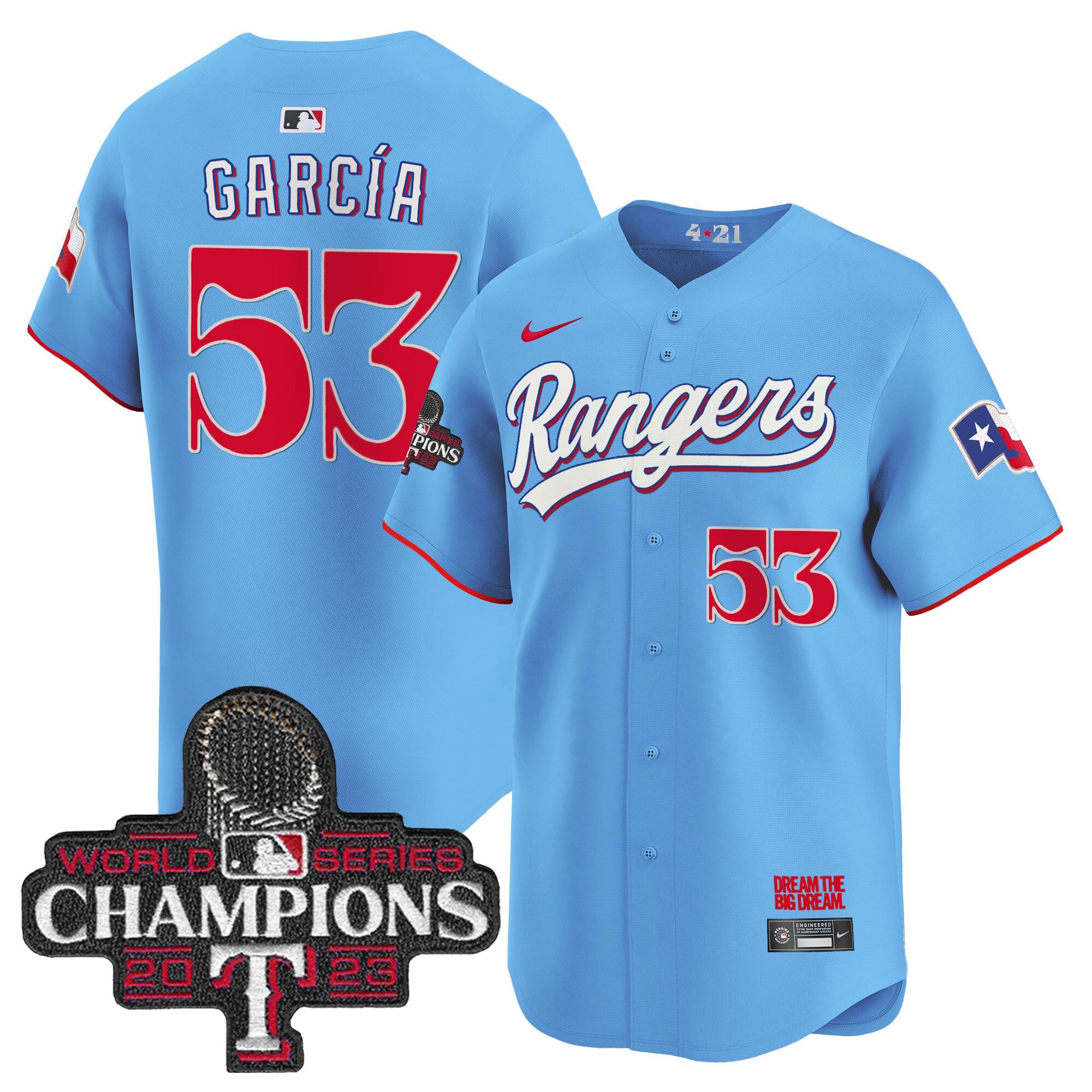 Men’s Texas 2023 World Series Champions City Connect Vapor Premier Limited Jersey