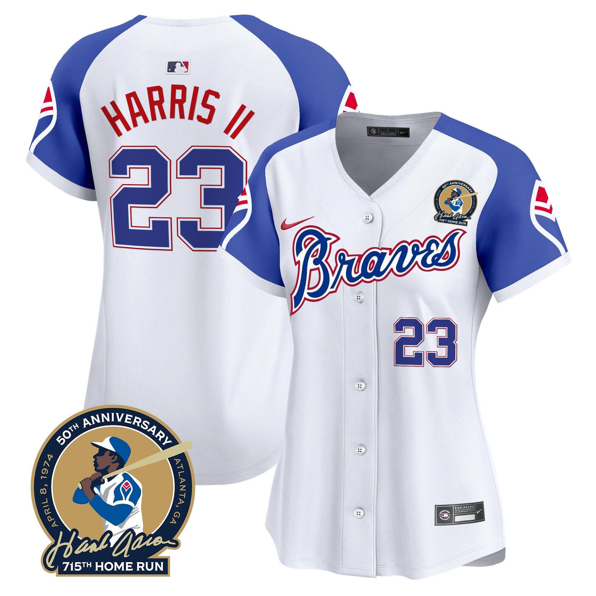 Women’s Atlanta Throwback 1974 – 1982 Vapor Premier Limited Jersey