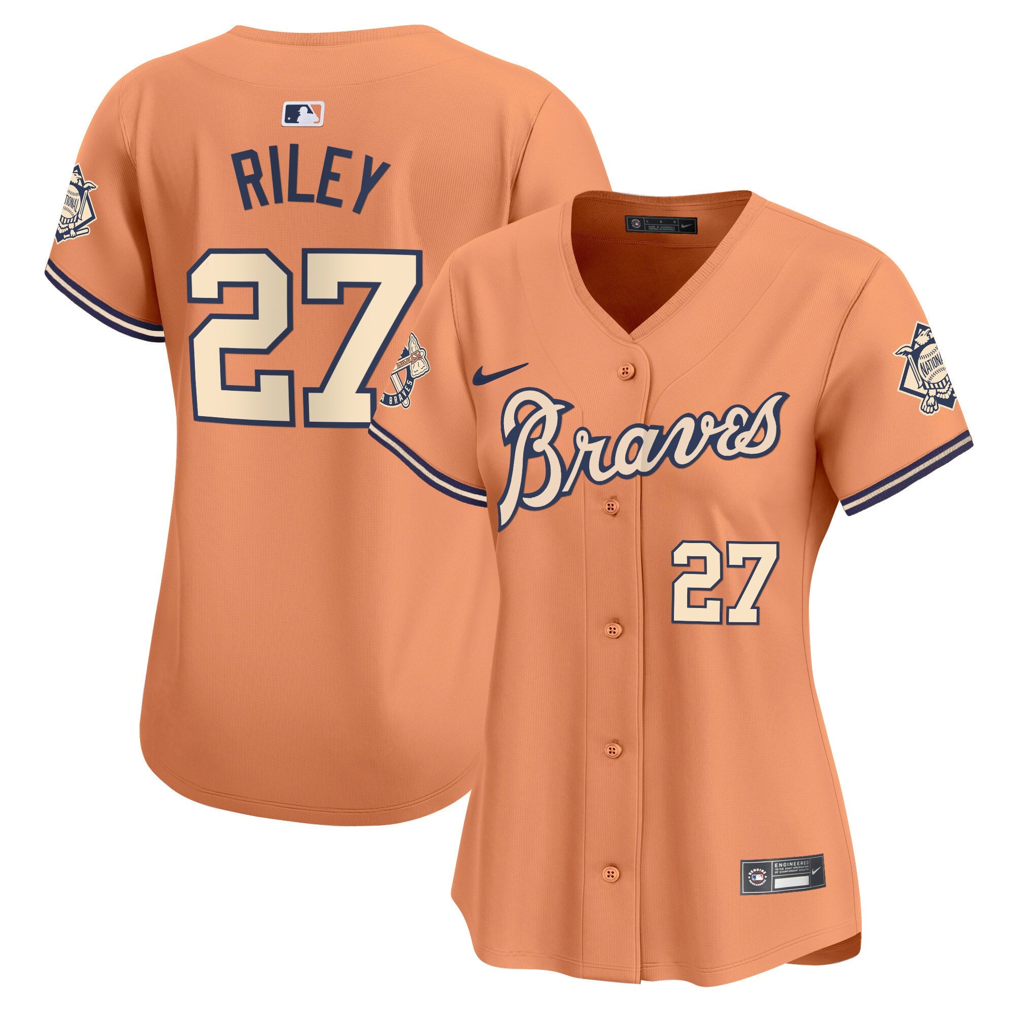 Women’s Atlanta Peaches n’ Cream Vapor Premier Limited Jersey