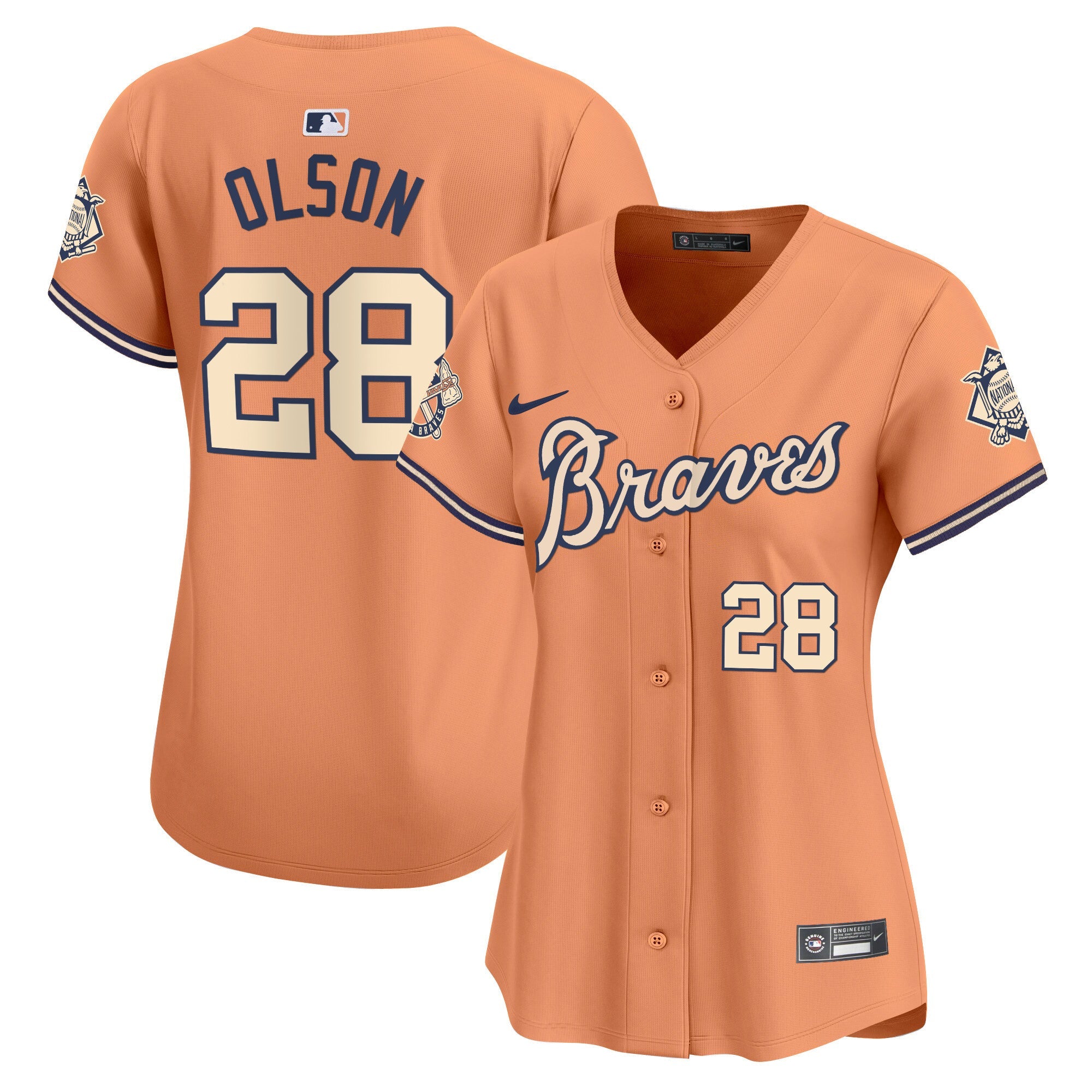 Women’s Atlanta Peaches n’ Cream Vapor Premier Limited Jersey