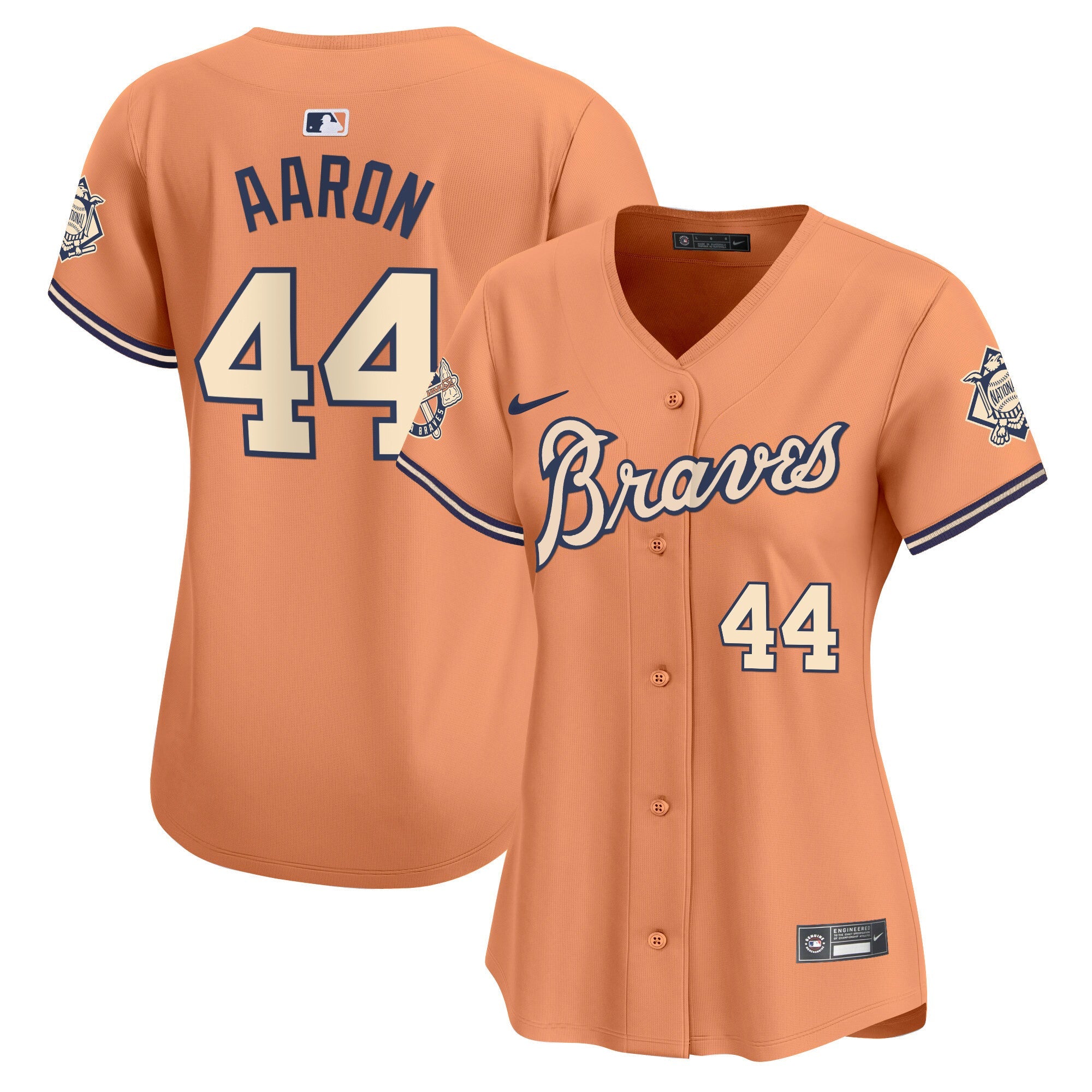 Women’s Atlanta Peaches n’ Cream Vapor Premier Limited Jersey