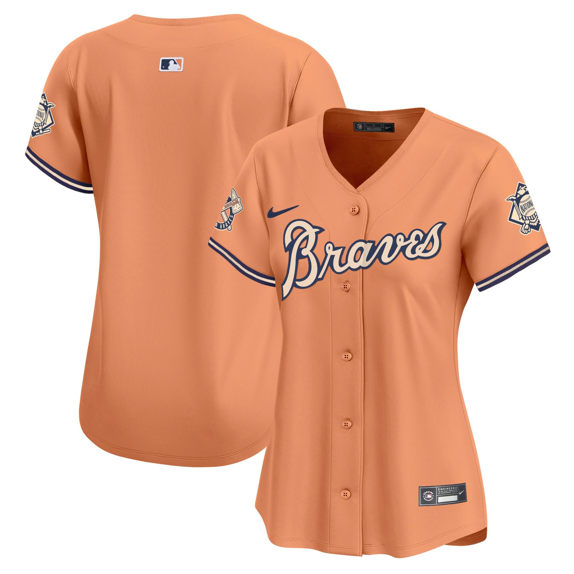 Women’s Atlanta Peaches n’ Cream Vapor Premier Limited Jersey