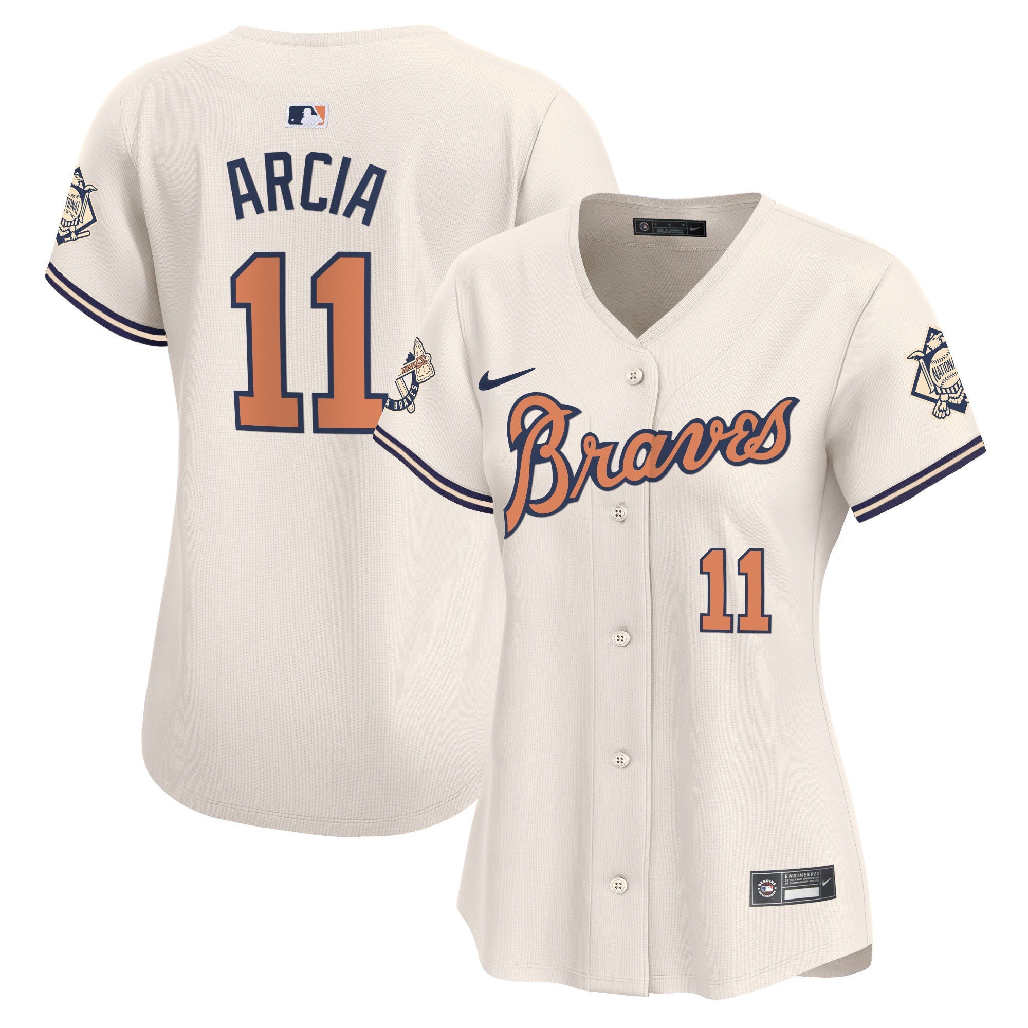 Women’s Atlanta Peaches n’ Cream Vapor Premier Limited Jersey