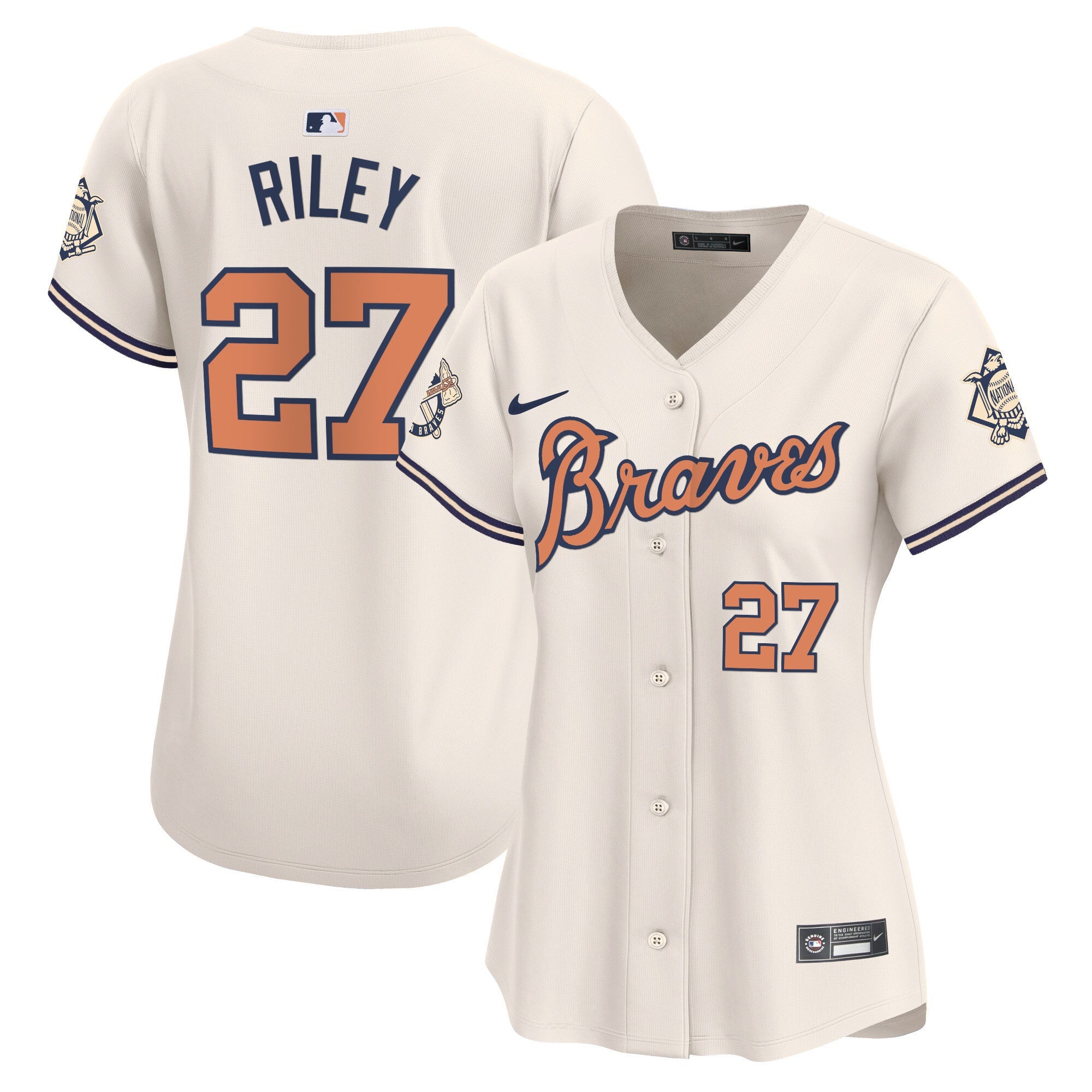 Women’s Atlanta Peaches n’ Cream Vapor Premier Limited Jersey