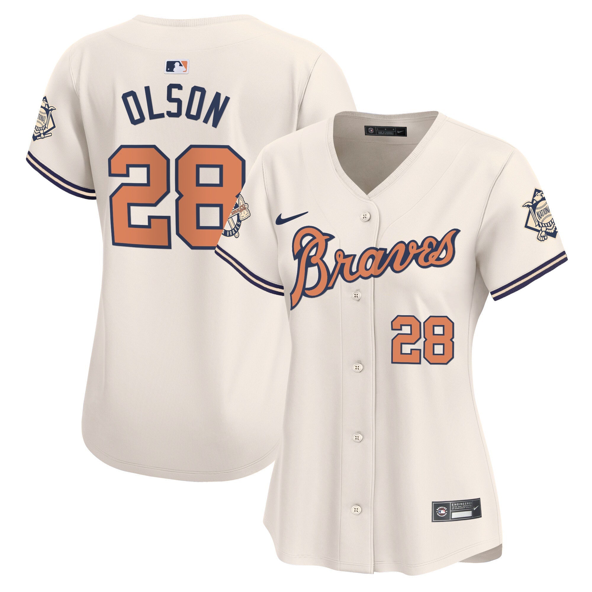 Women’s Atlanta Peaches n’ Cream Vapor Premier Limited Jersey