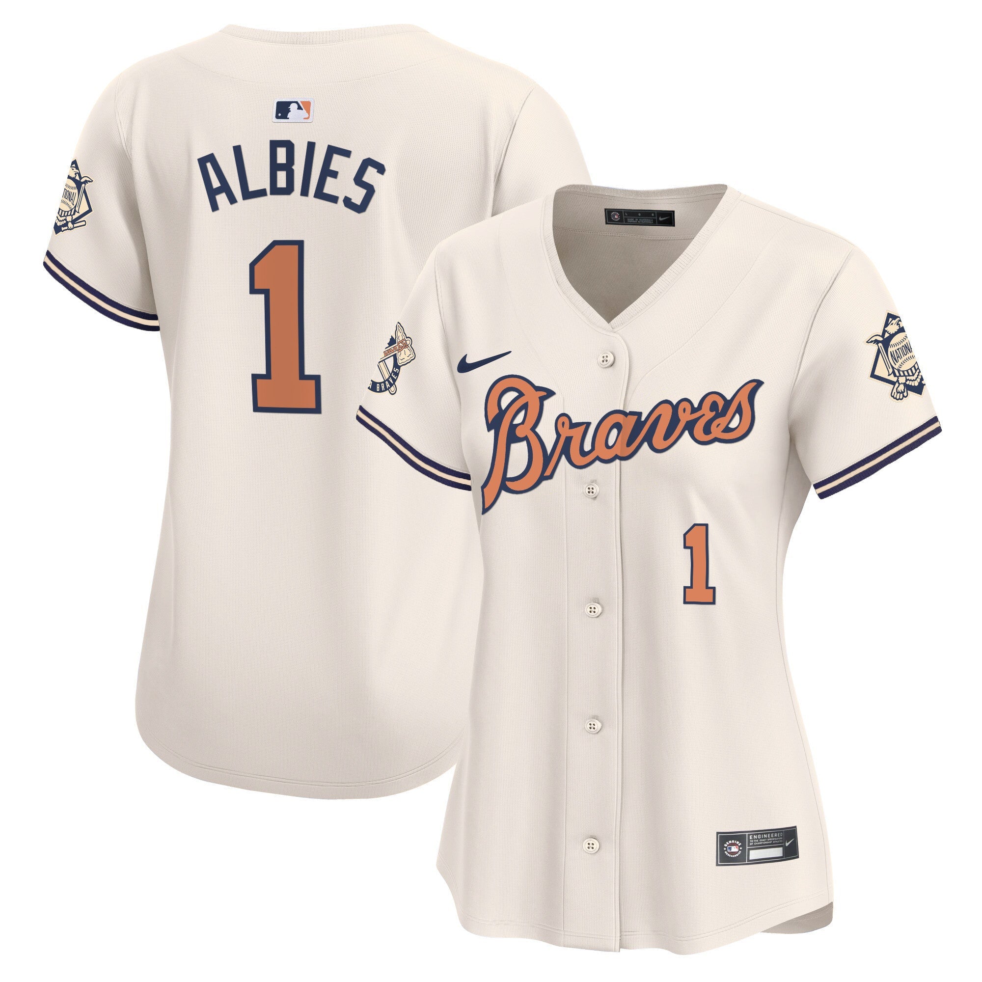 Women’s Atlanta Peaches n’ Cream Vapor Premier Limited Jersey