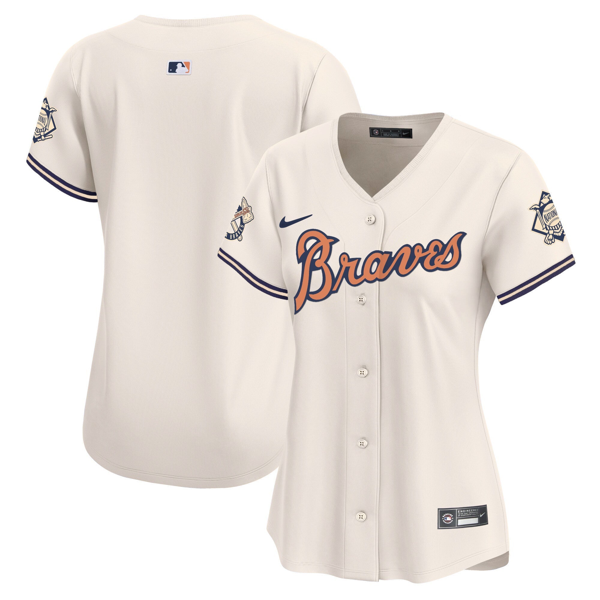 Women’s Atlanta Peaches n’ Cream Vapor Premier Limited Jersey
