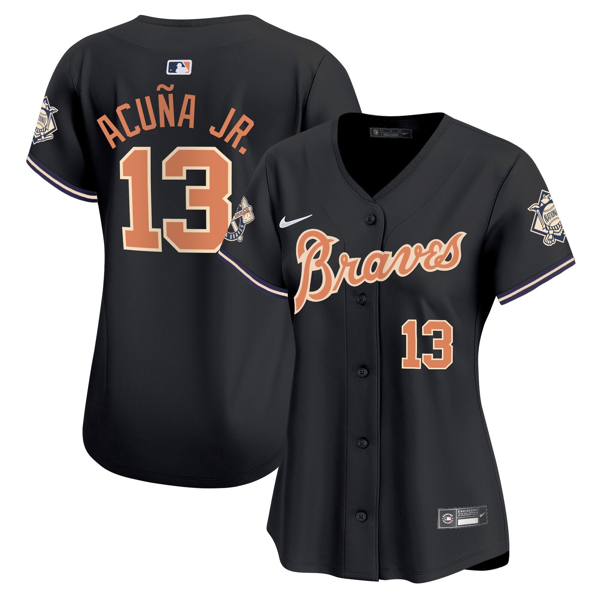 Women’s Atlanta Peaches n’ Cream Vapor Premier Limited Jersey