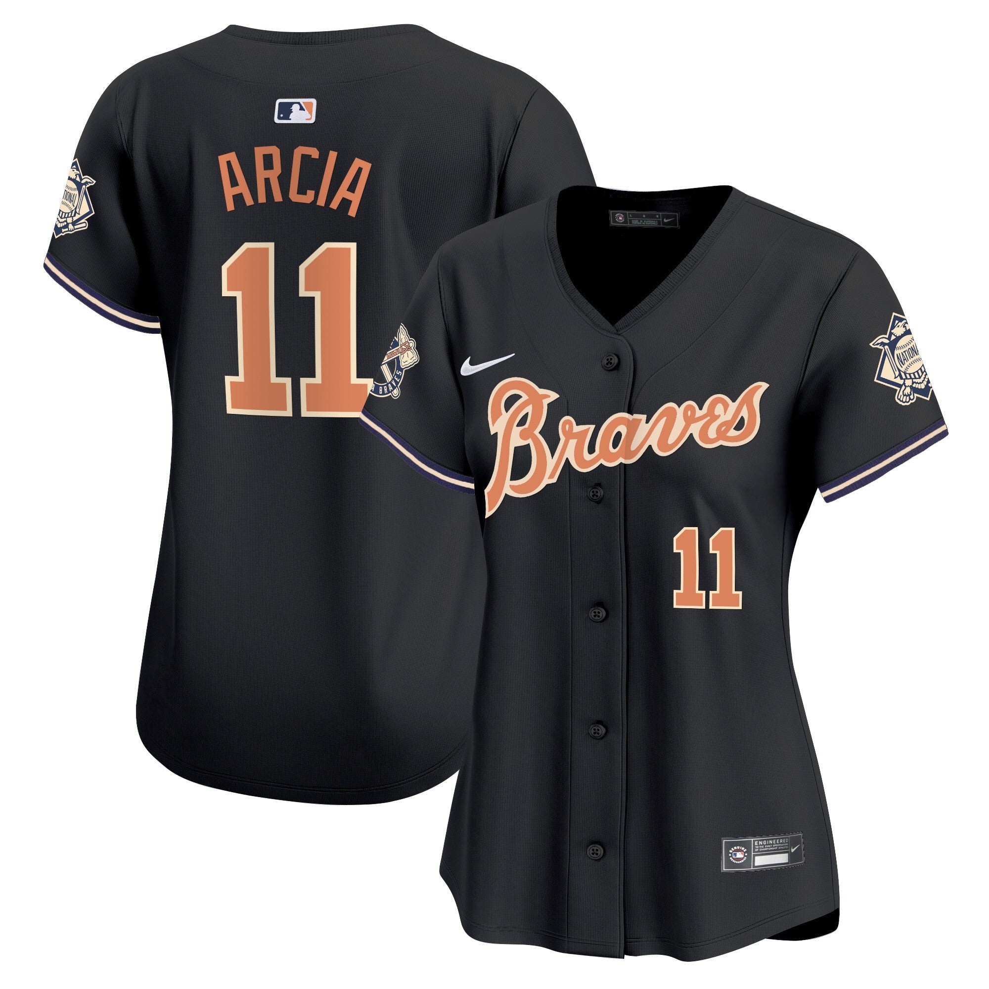 Women’s Atlanta Peaches n’ Cream Vapor Premier Limited Jersey