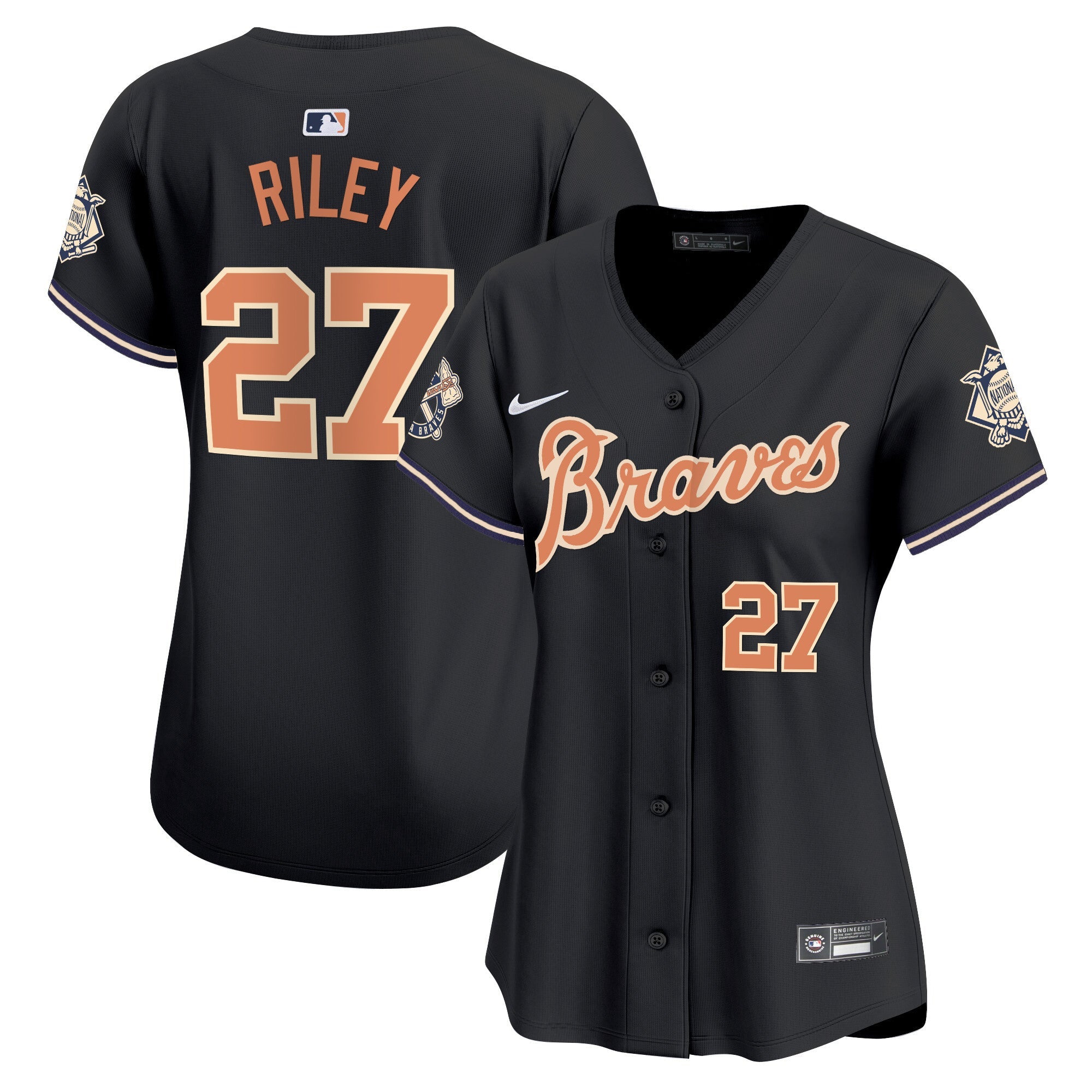 Women’s Atlanta Peaches n’ Cream Vapor Premier Limited Jersey