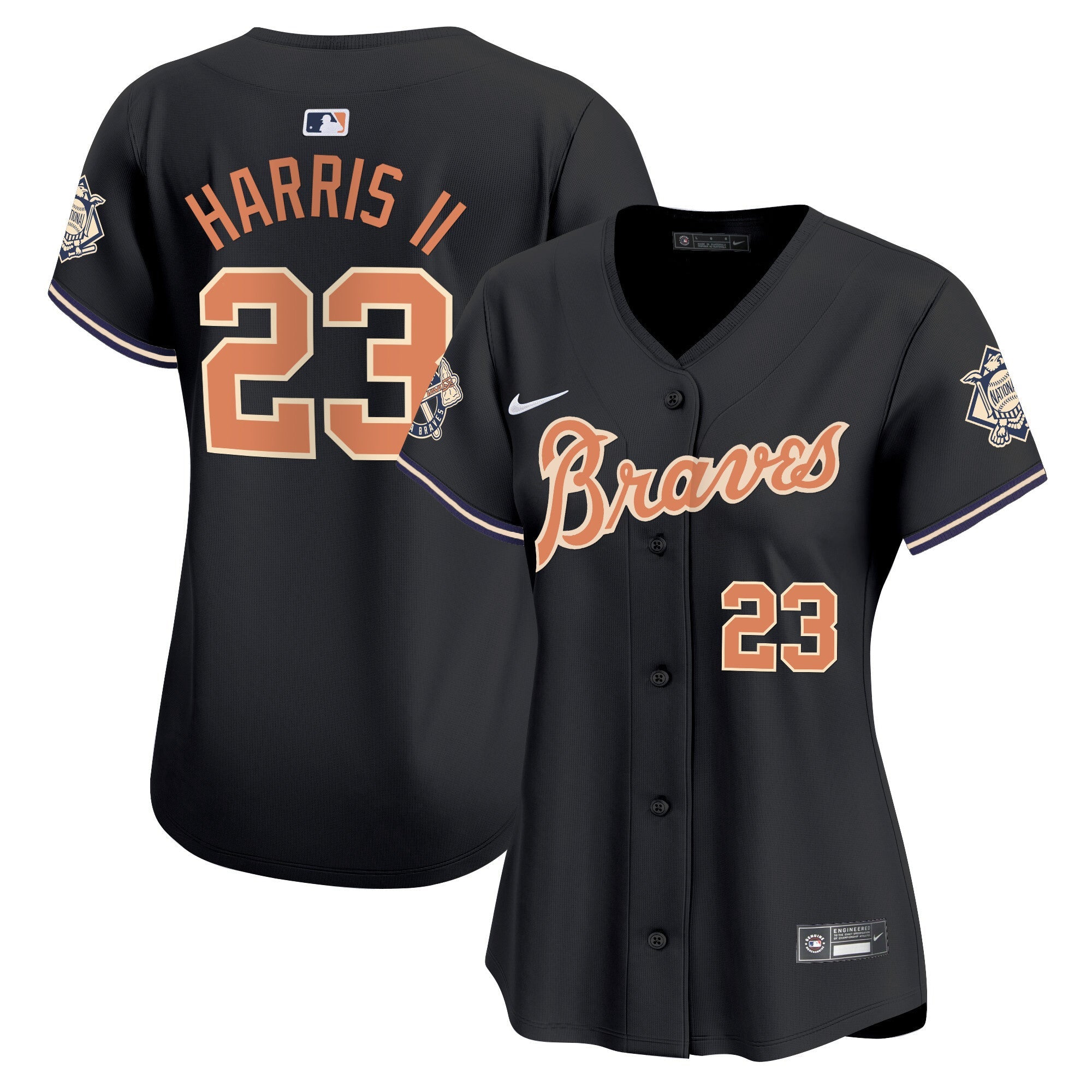 Women’s Atlanta Peaches n’ Cream Vapor Premier Limited Jersey