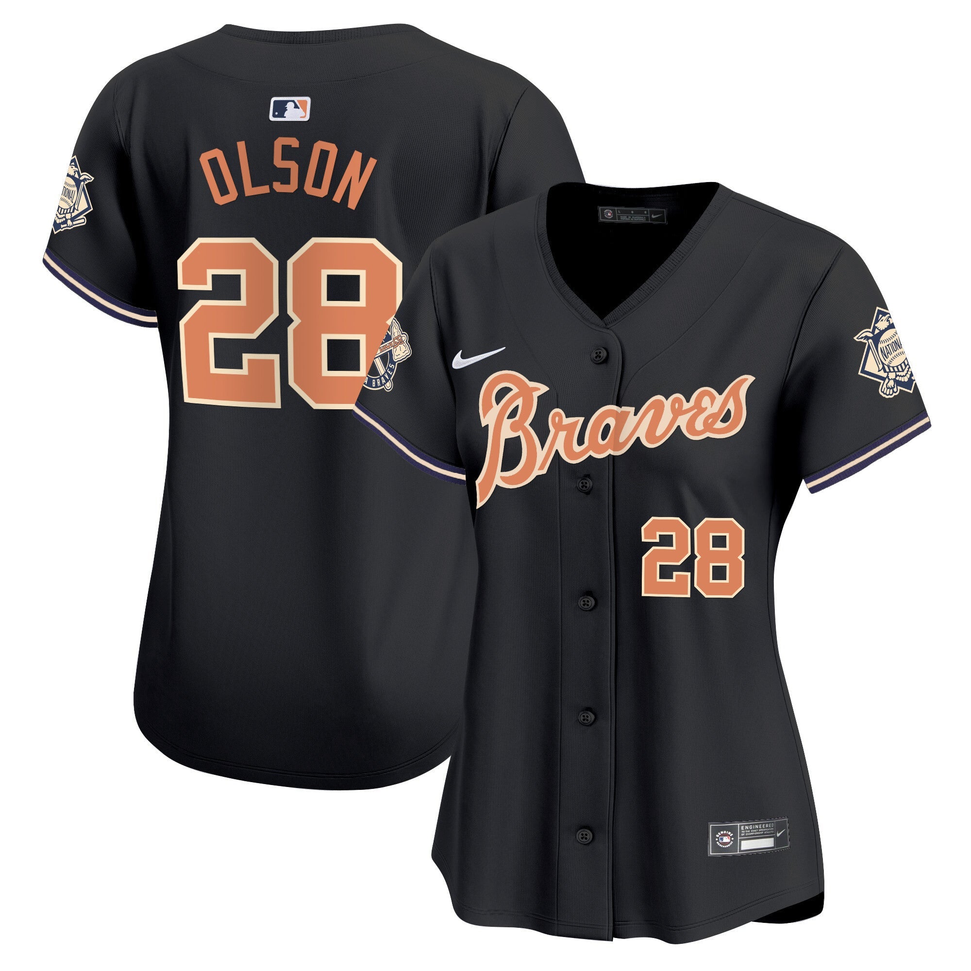 Women’s Atlanta Peaches n’ Cream Vapor Premier Limited Jersey