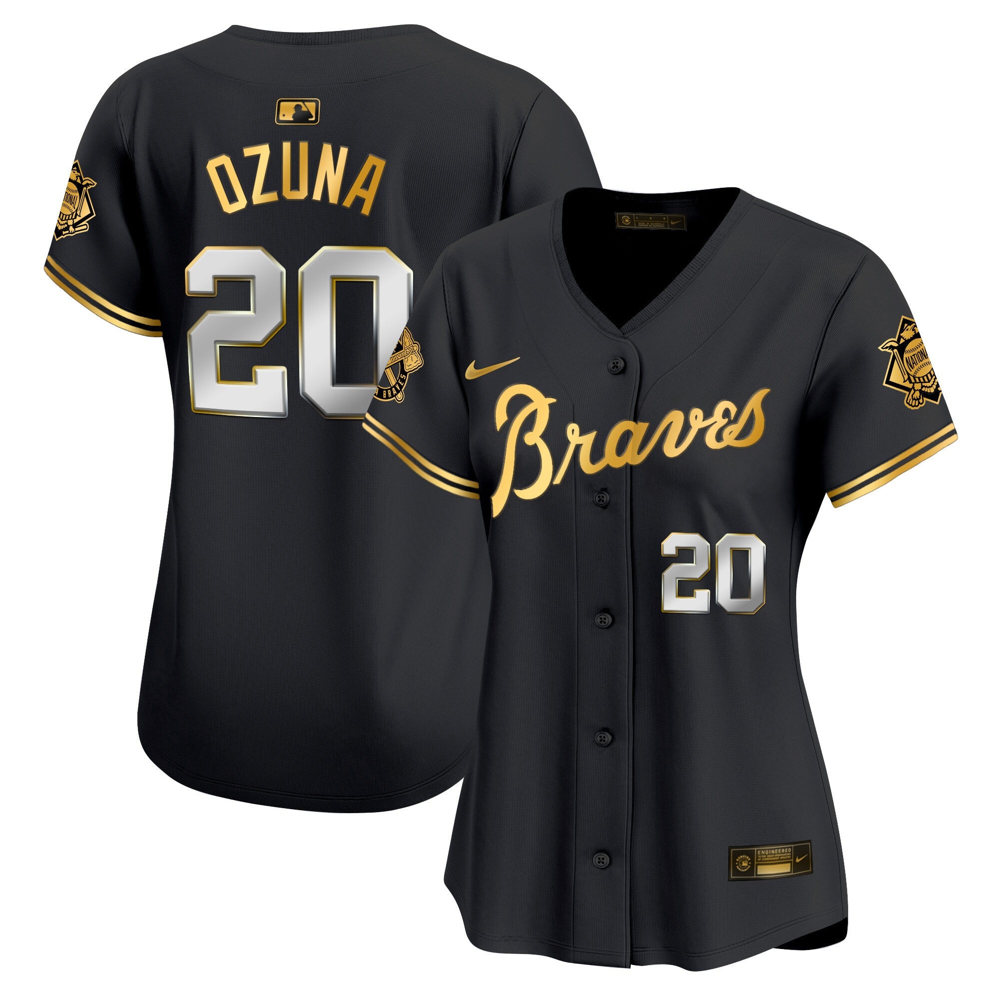 Women’s Atlanta Peaches n’ Cream Vapor Premier Limited Jersey