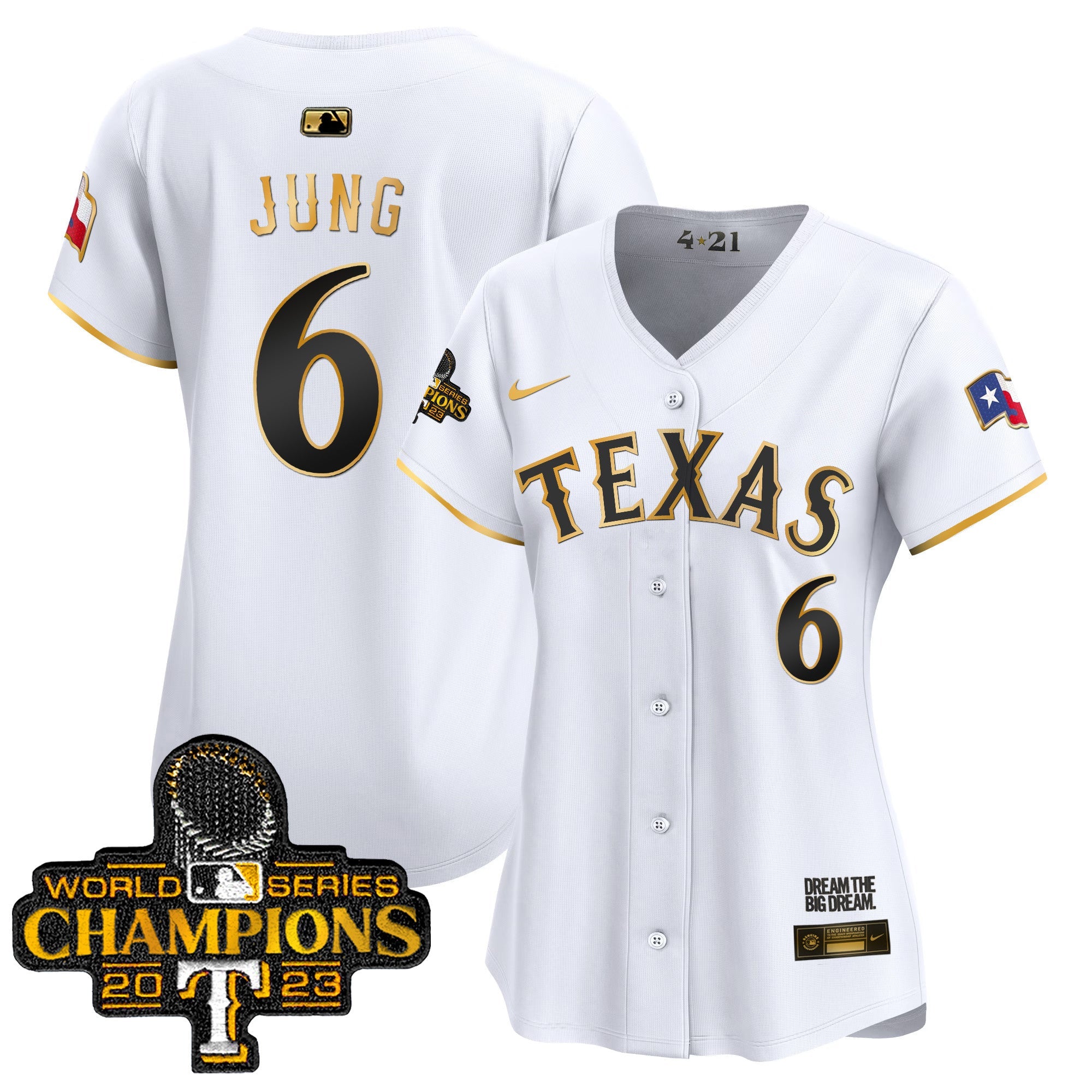Women’s Texas 2023 World Series Champions City Connect Vapor Premier Limited Jersey
