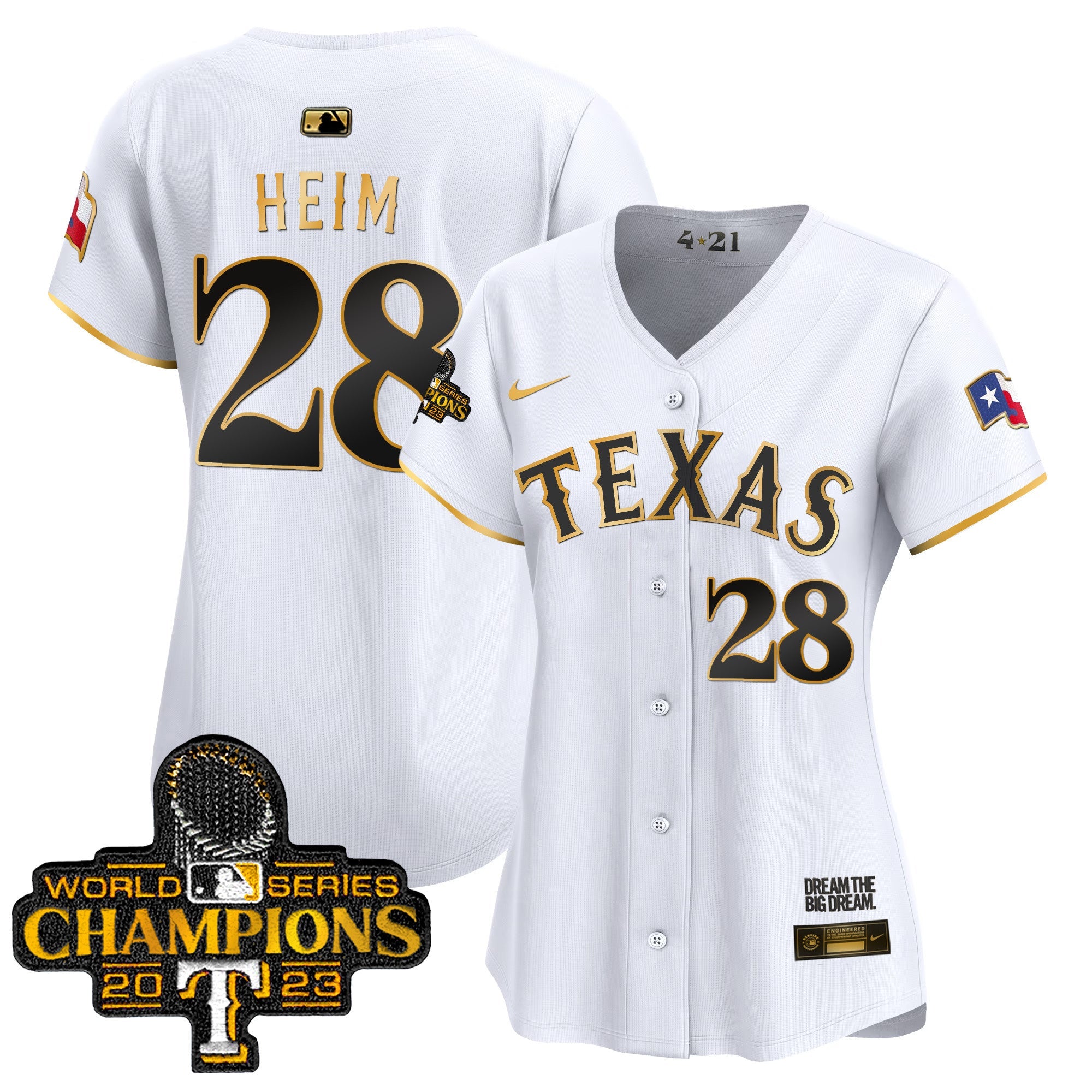 Women’s Texas 2023 World Series Champions City Connect Vapor Premier Limited Jersey
