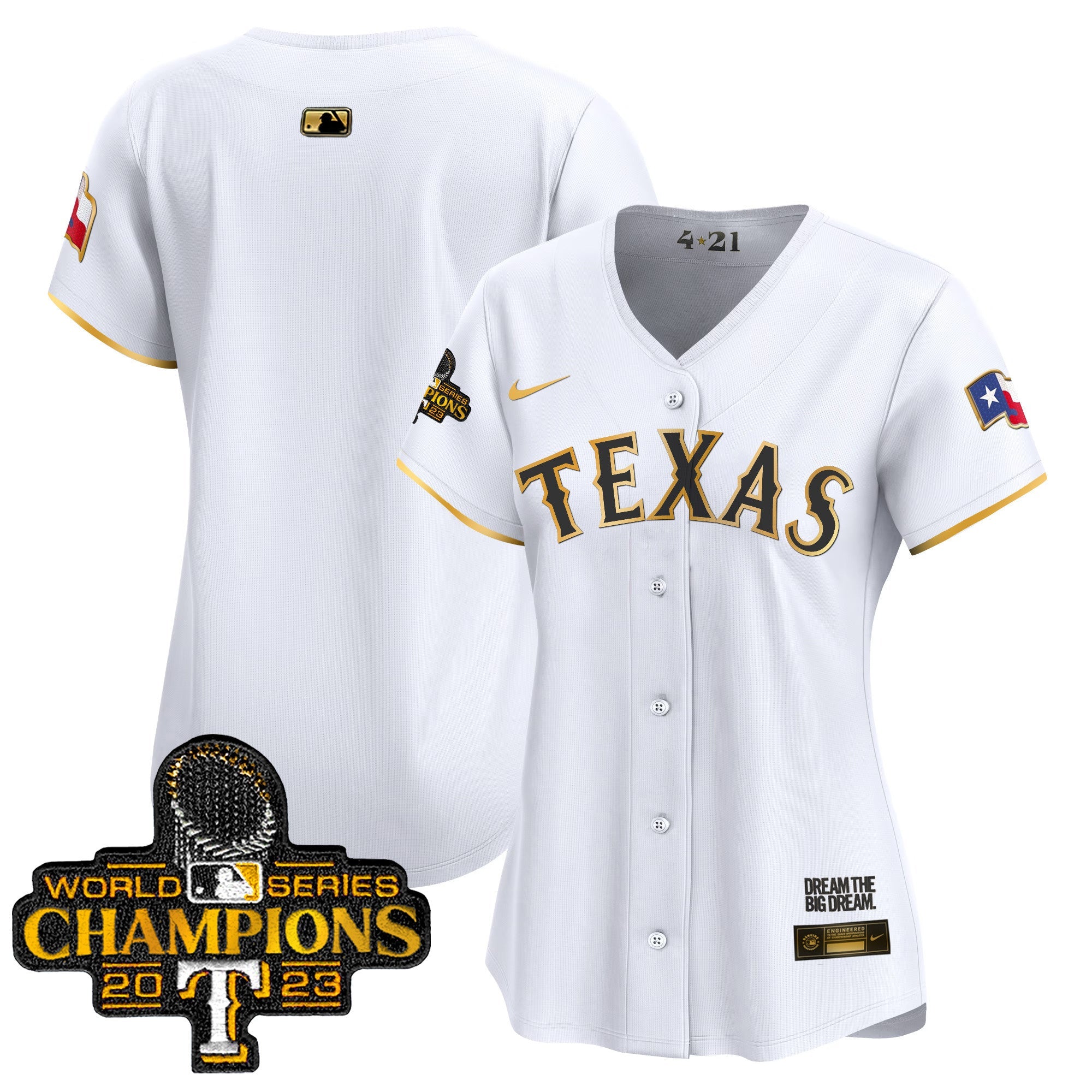 Women’s Texas 2023 World Series Champions City Connect Vapor Premier Limited Jersey