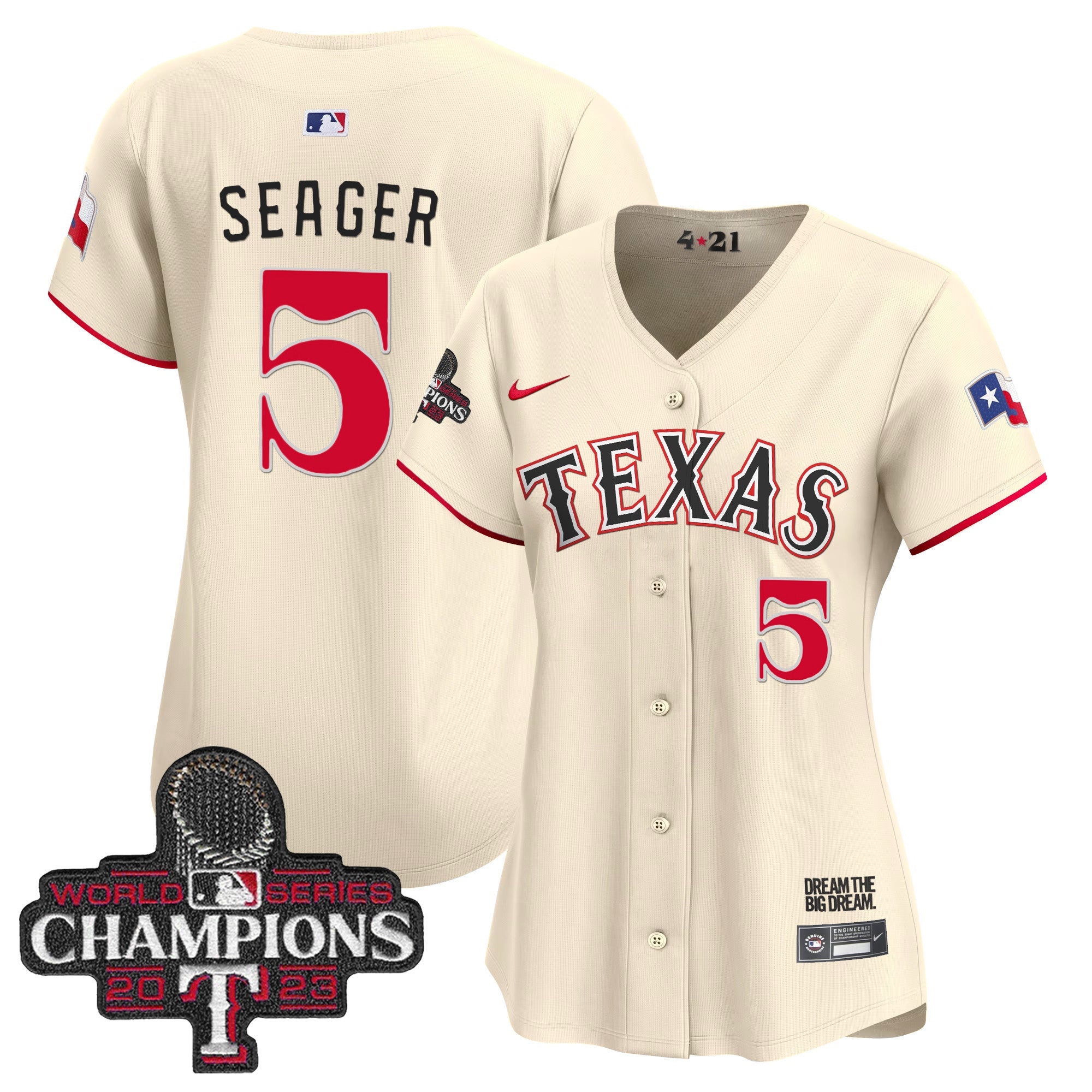 Women’s Texas 2023 World Series Champions City Connect Vapor Premier Limited Jersey