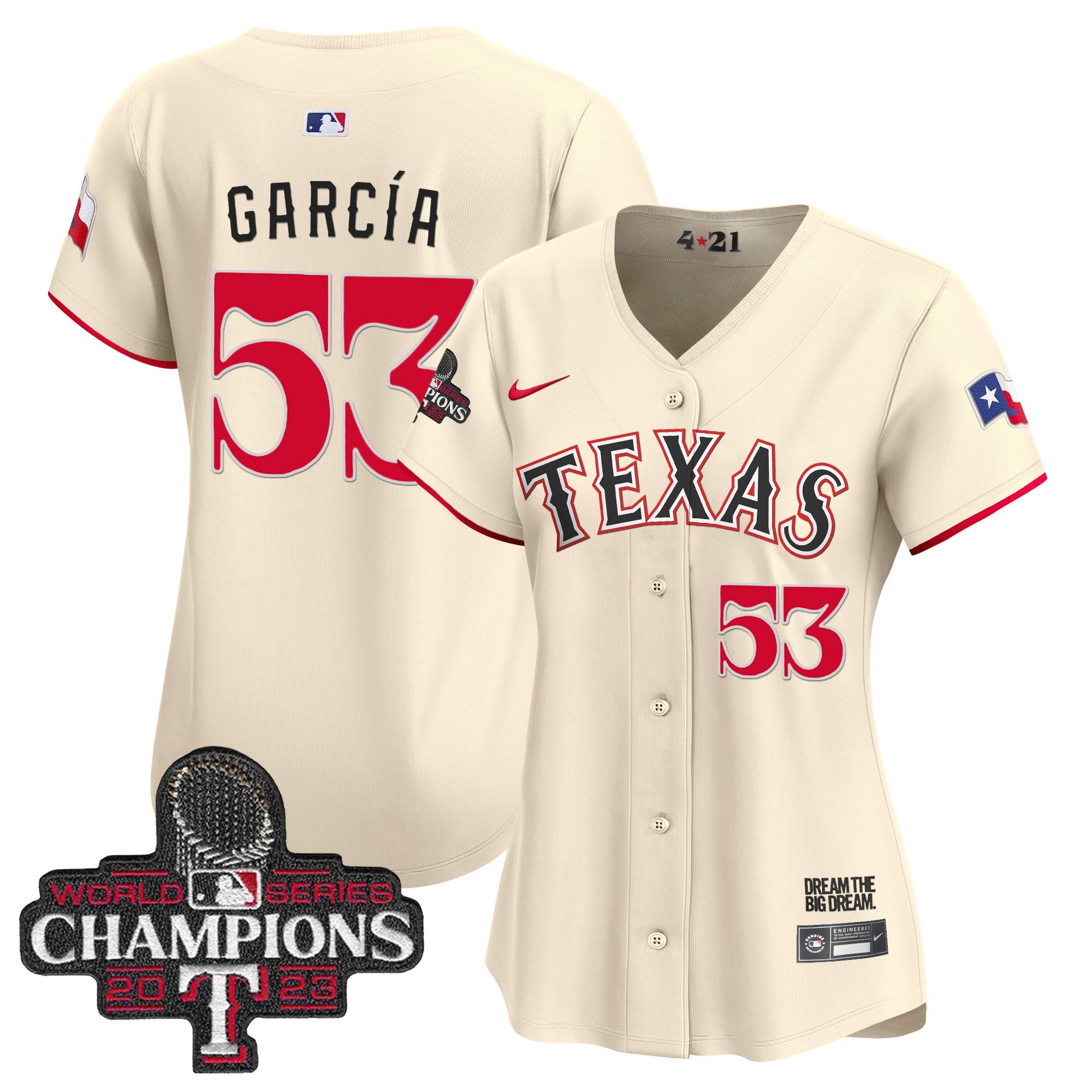 Women’s Texas 2023 World Series Champions City Connect Vapor Premier Limited Jersey