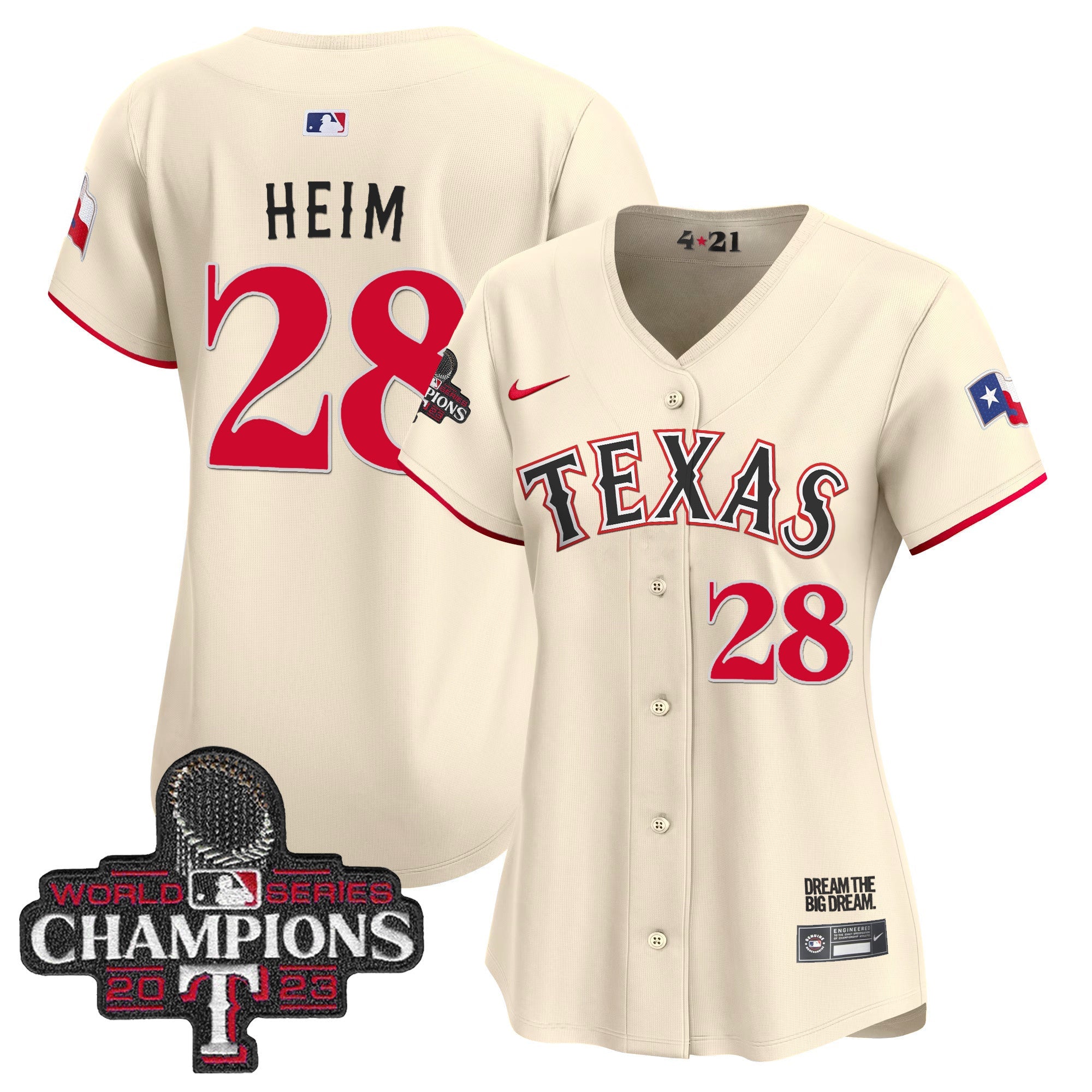 Women’s Texas 2023 World Series Champions City Connect Vapor Premier Limited Jersey