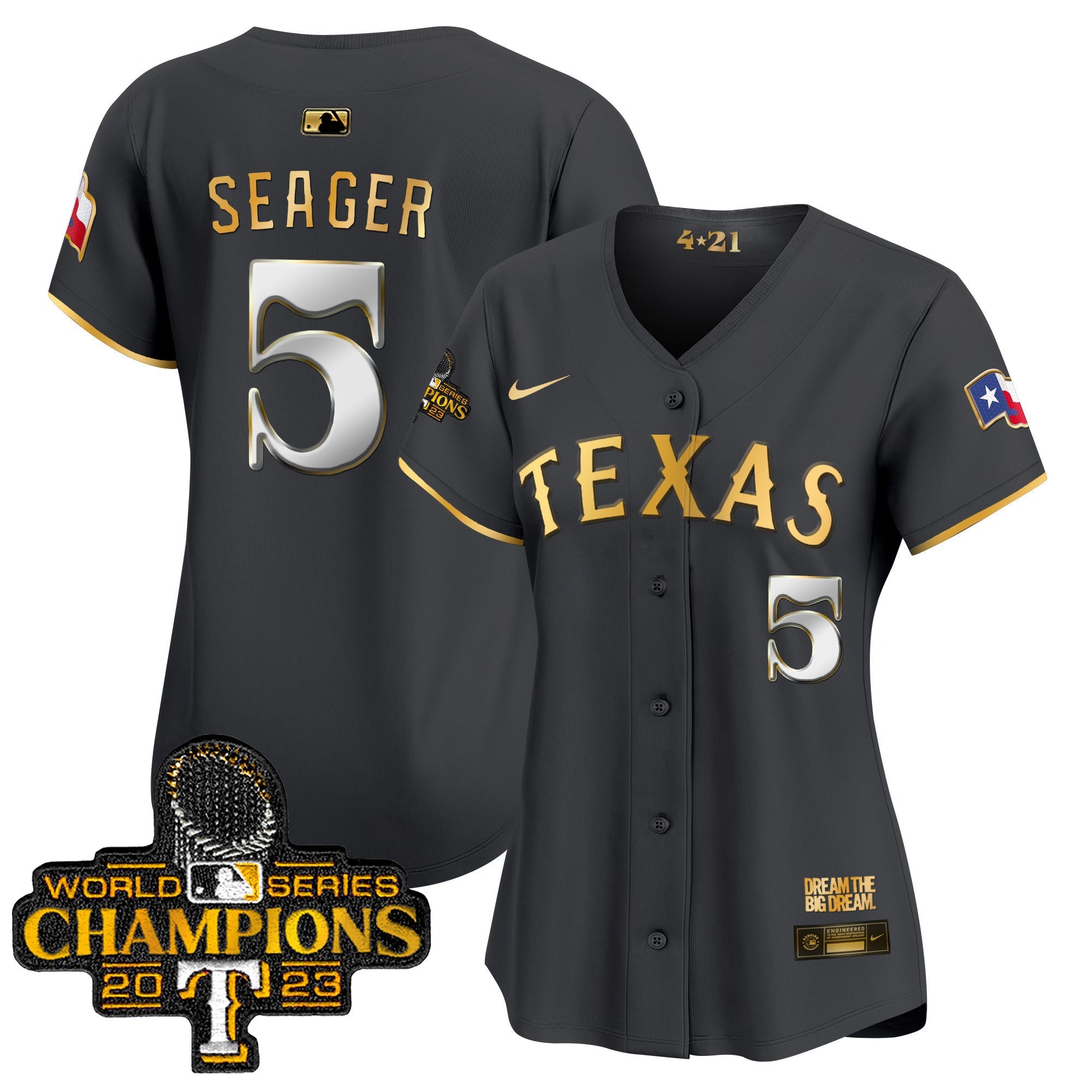 Women’s Texas 2023 World Series Champions City Connect Vapor Premier Limited Jersey