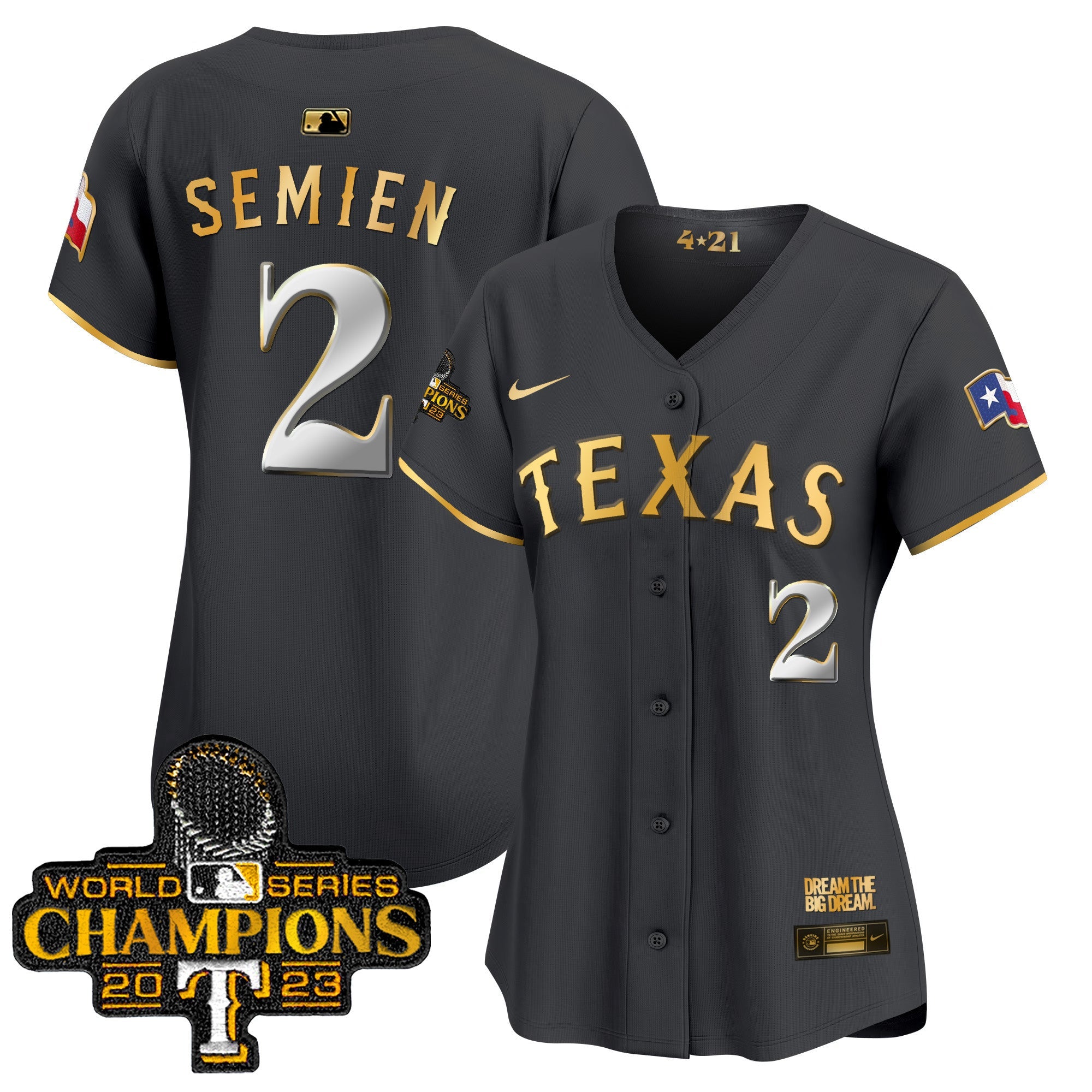 Women’s Texas 2023 World Series Champions City Connect Vapor Premier Limited Jersey