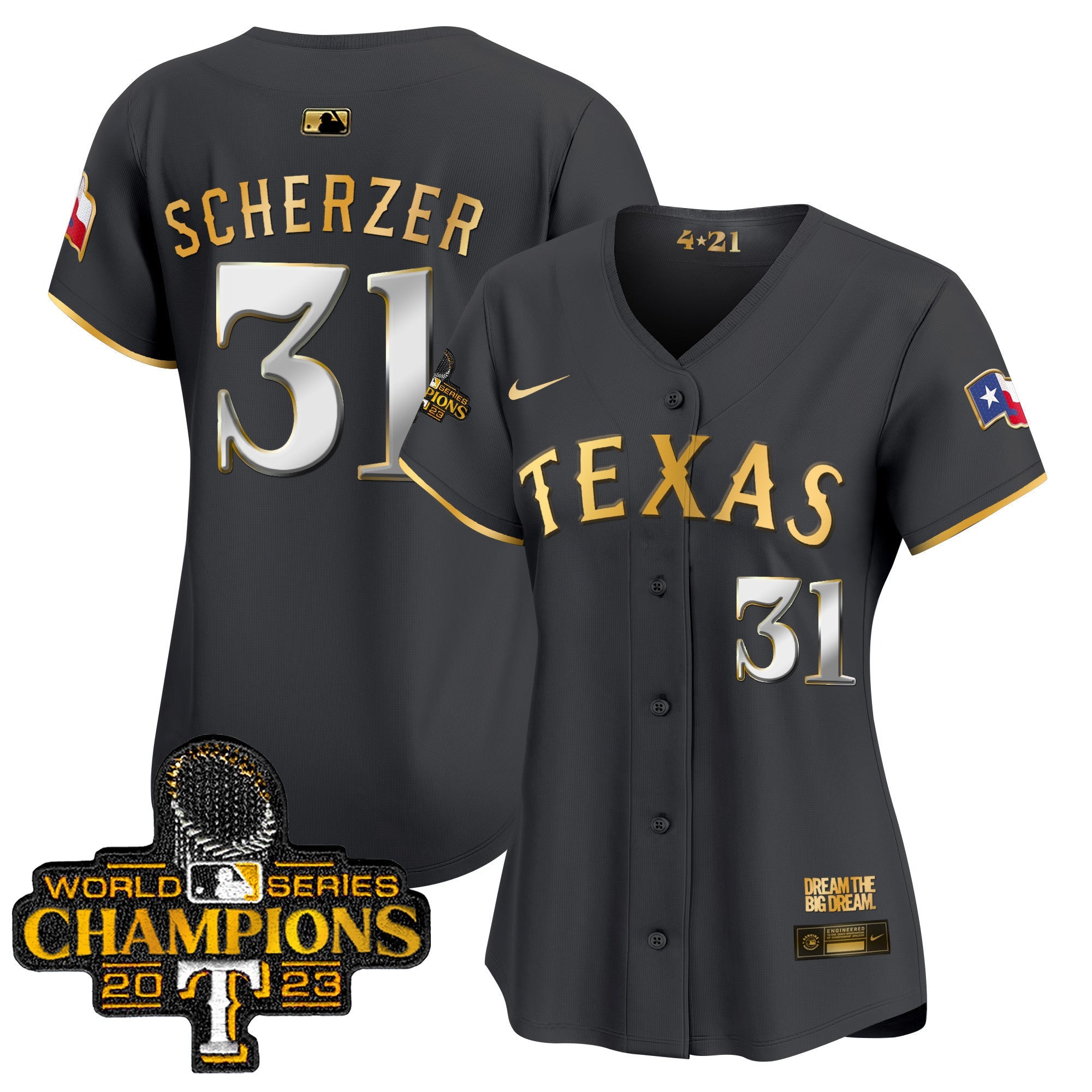 Women’s Texas 2023 World Series Champions City Connect Vapor Premier Limited Jersey