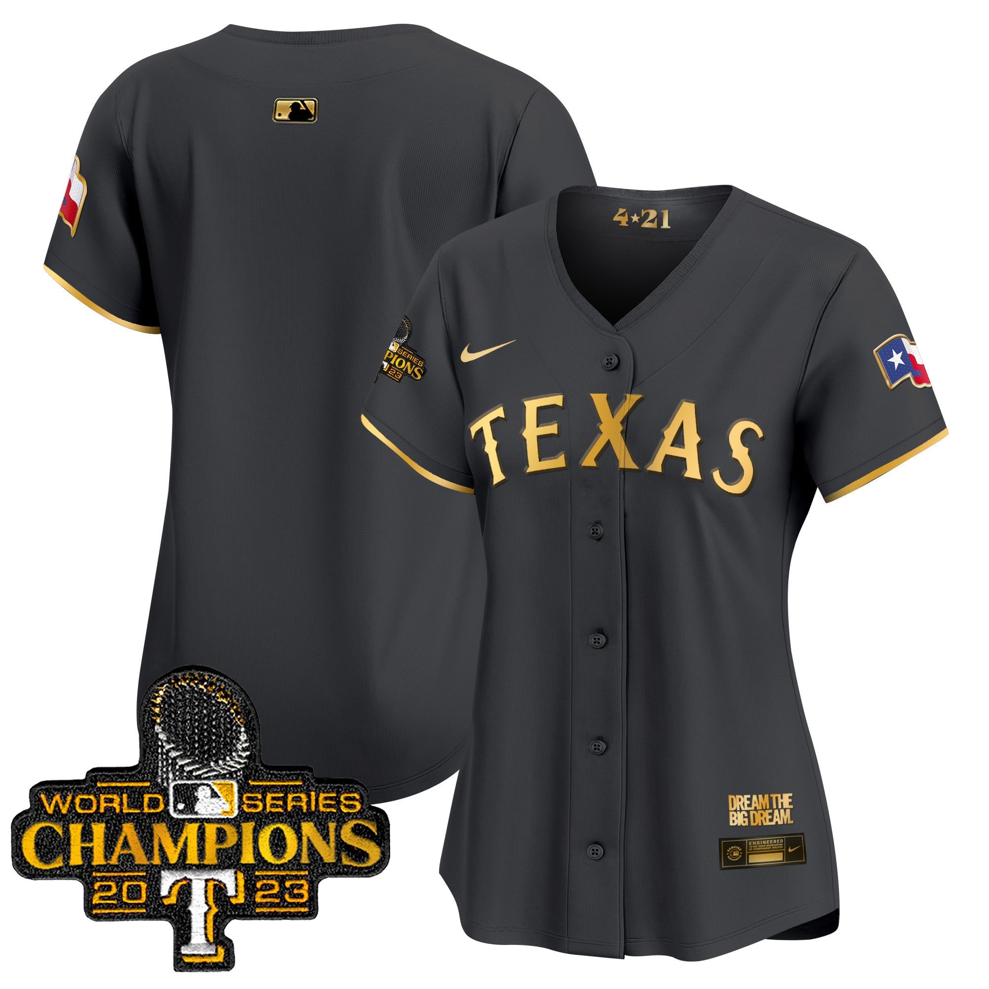 Women’s Texas 2023 World Series Champions City Connect Vapor Premier Limited Jersey