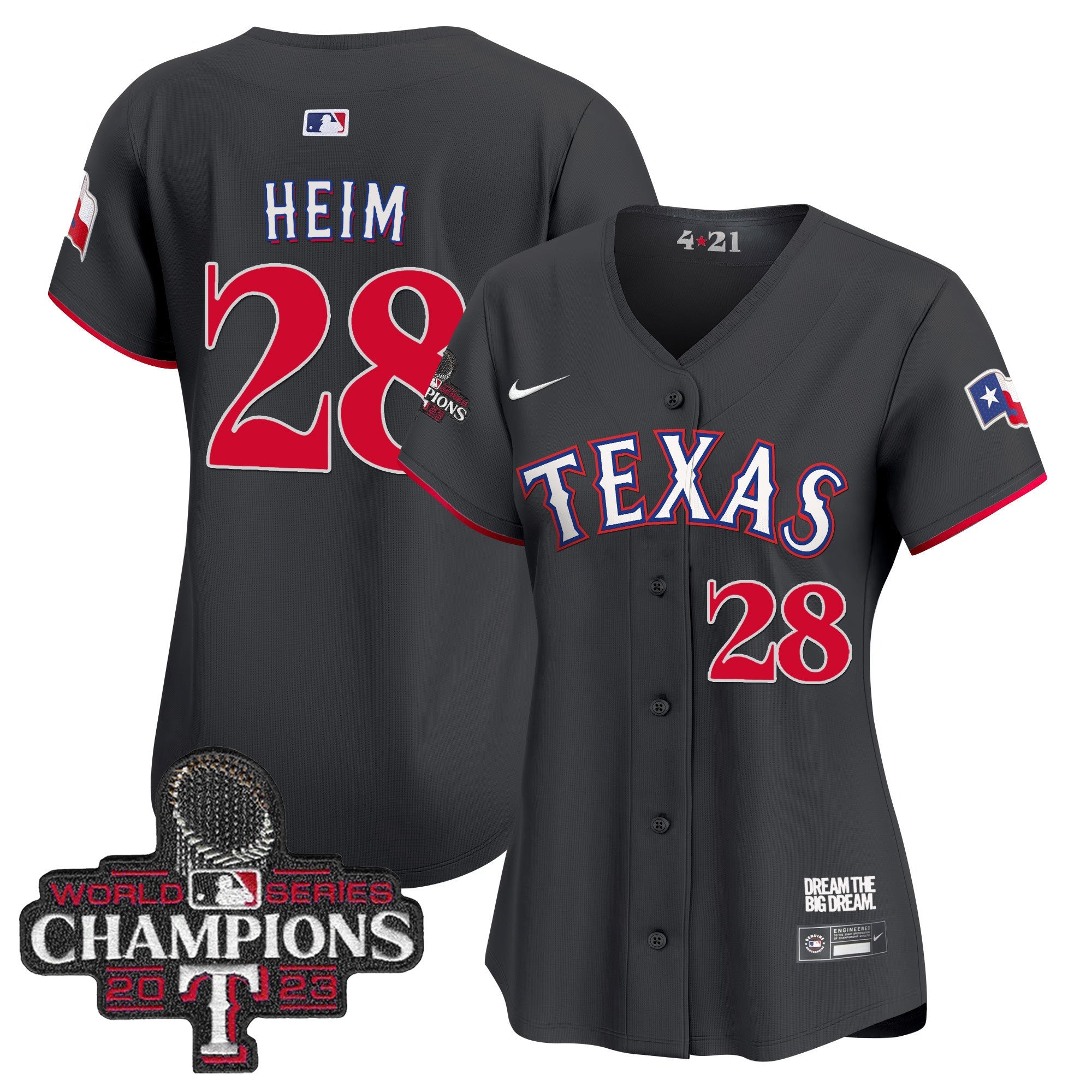 Women’s Texas 2023 World Series Champions City Connect Vapor Premier Limited Jersey