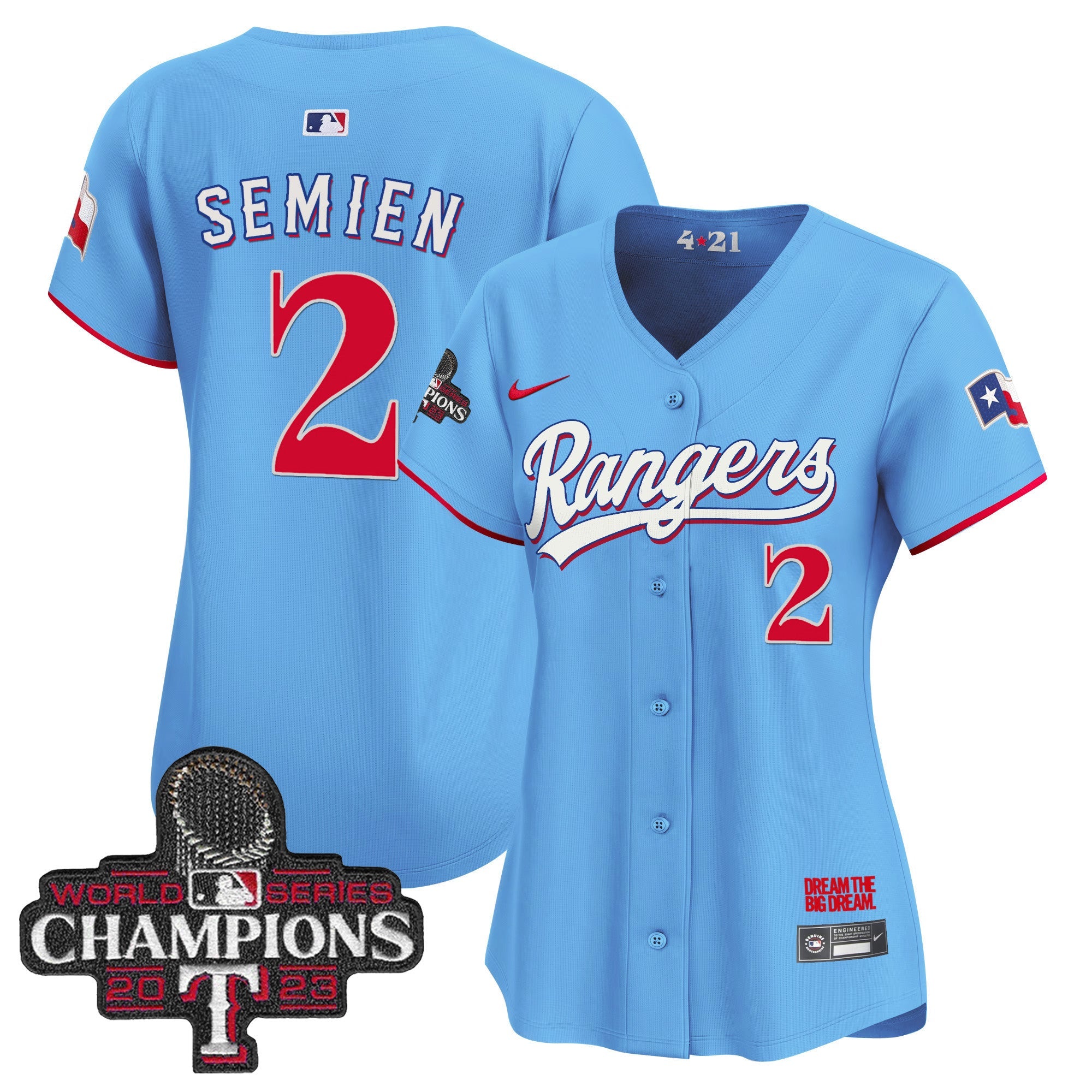 Women’s Texas 2023 World Series Champions City Connect Vapor Premier Limited Jersey