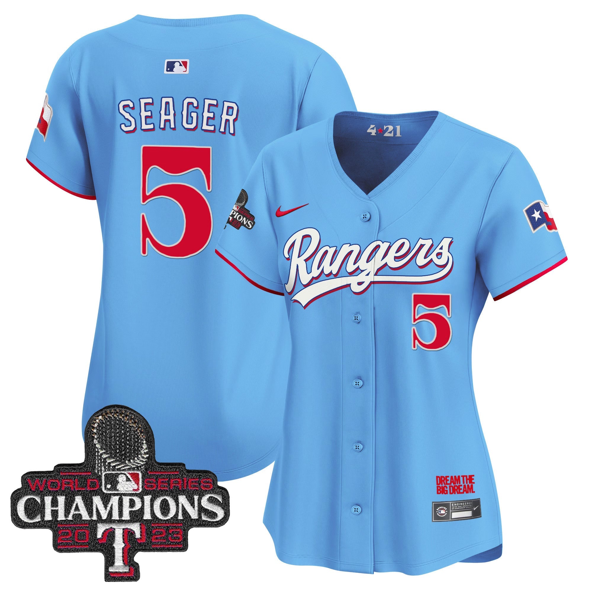 Women’s Texas 2023 World Series Champions City Connect Vapor Premier Limited Jersey