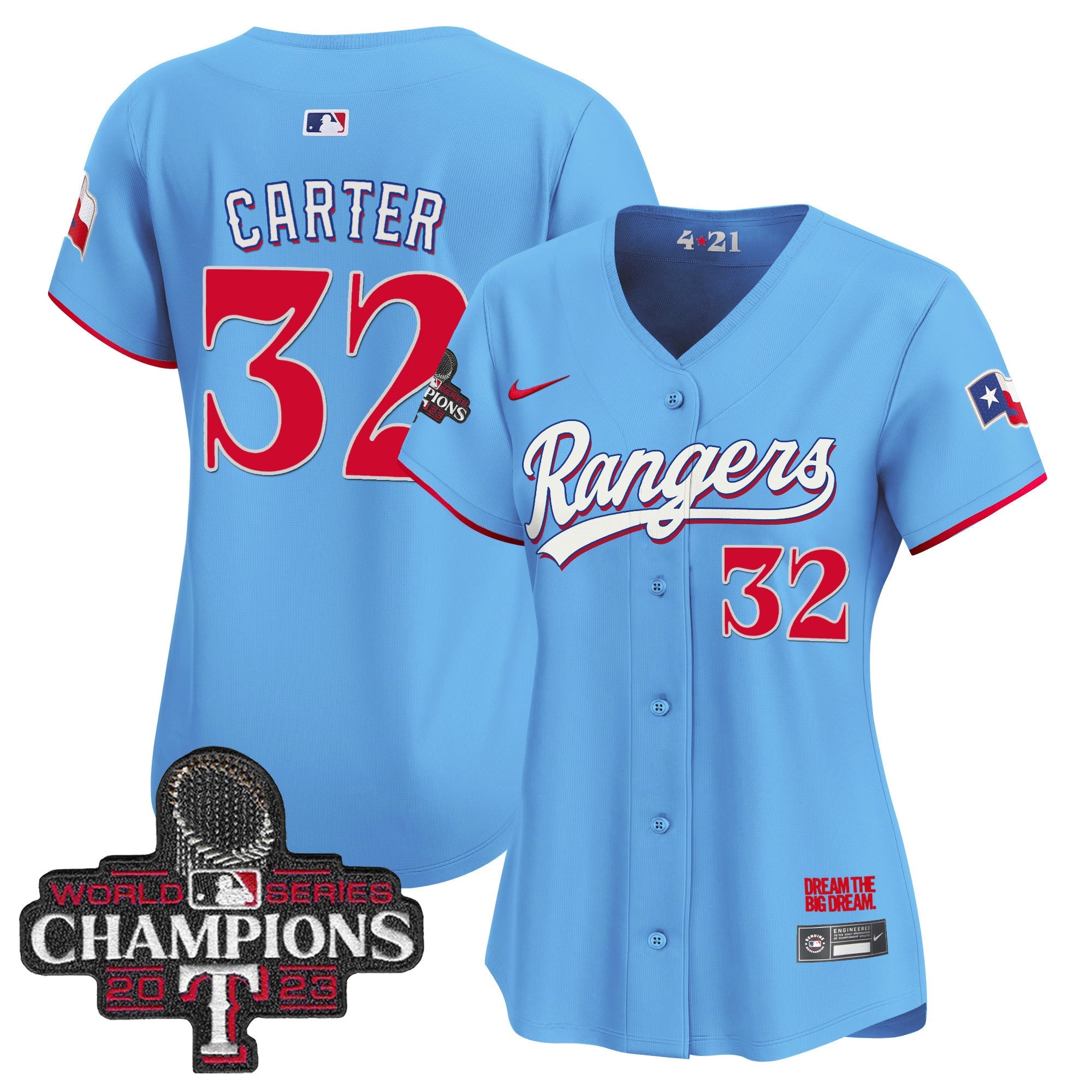 Women’s Texas 2023 World Series Champions City Connect Vapor Premier Limited Jersey