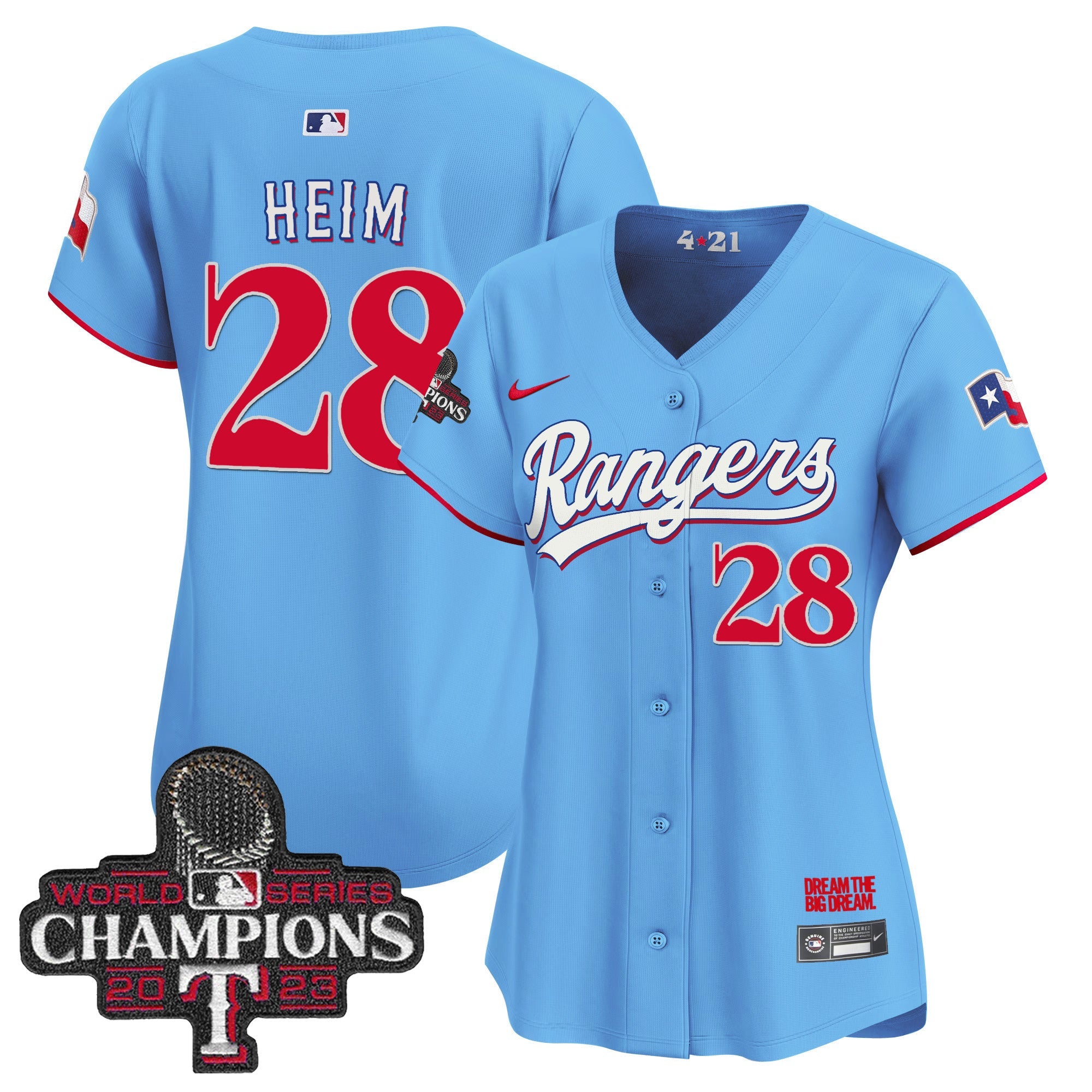 Women’s Texas 2023 World Series Champions City Connect Vapor Premier Limited Jersey