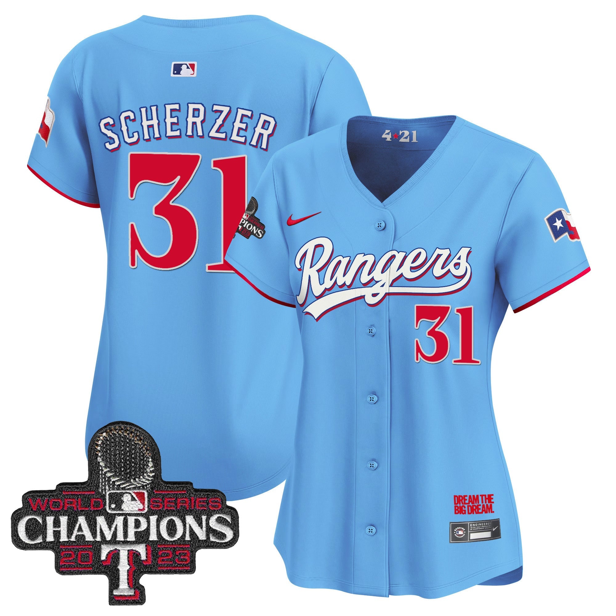 Women’s Texas 2023 World Series Champions City Connect Vapor Premier Limited Jersey