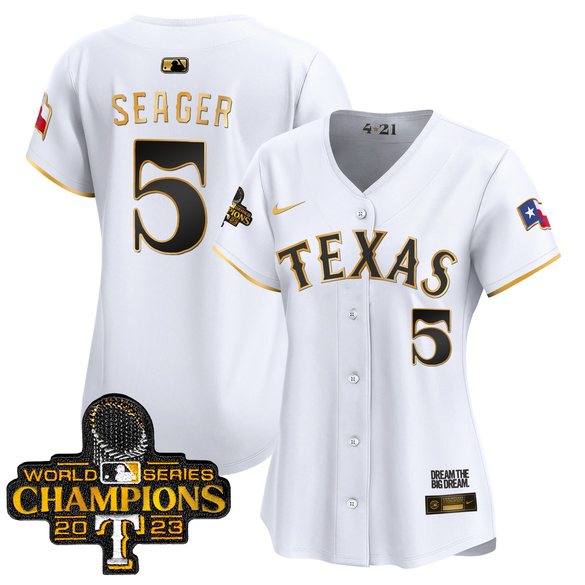 Women’s Texas 2023 World Series Champions City Connect Vapor Premier Limited Jersey