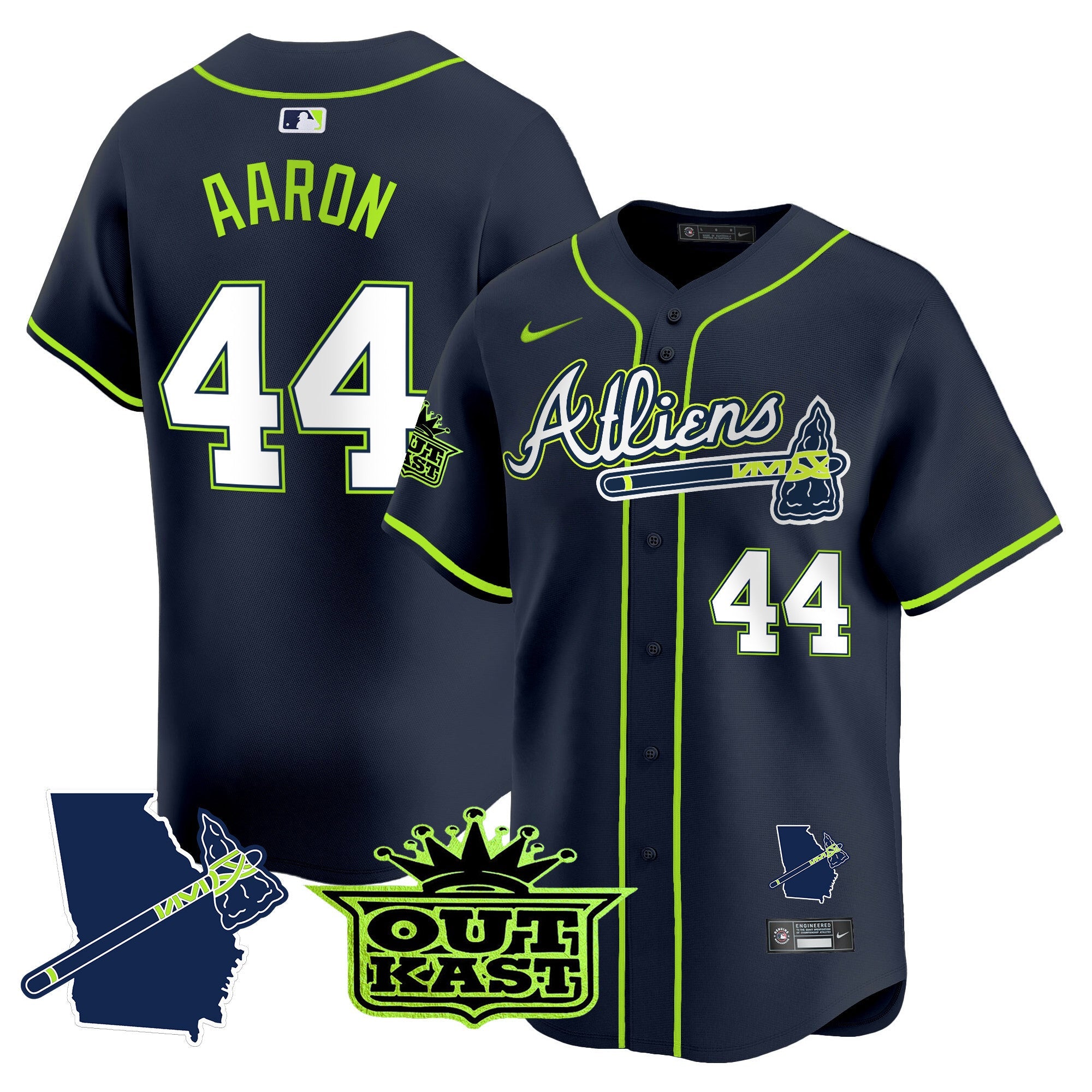 Men’s Atlanta Atliens Vapor Premier Limited Jersey V2