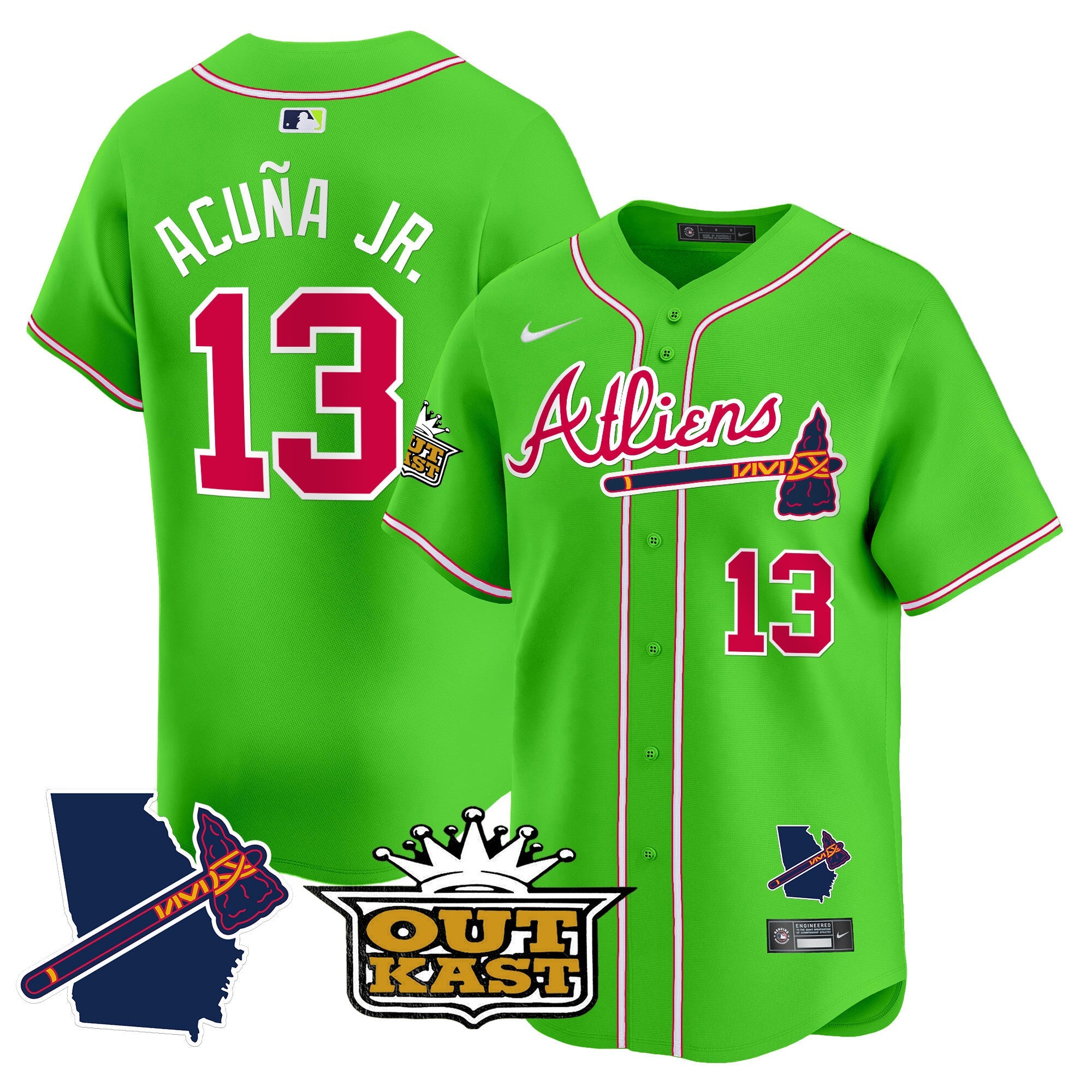 Men’s Atlanta Atliens Vapor Premier Limited Jersey V2