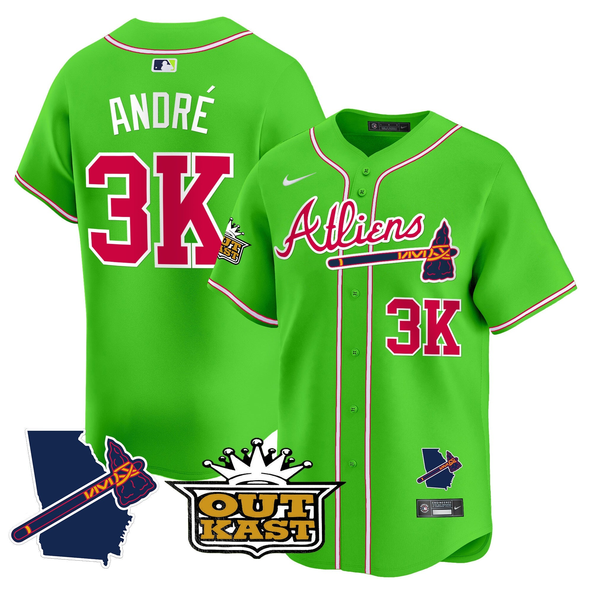 Men’s Atlanta Atliens Vapor Premier Limited Jersey V2