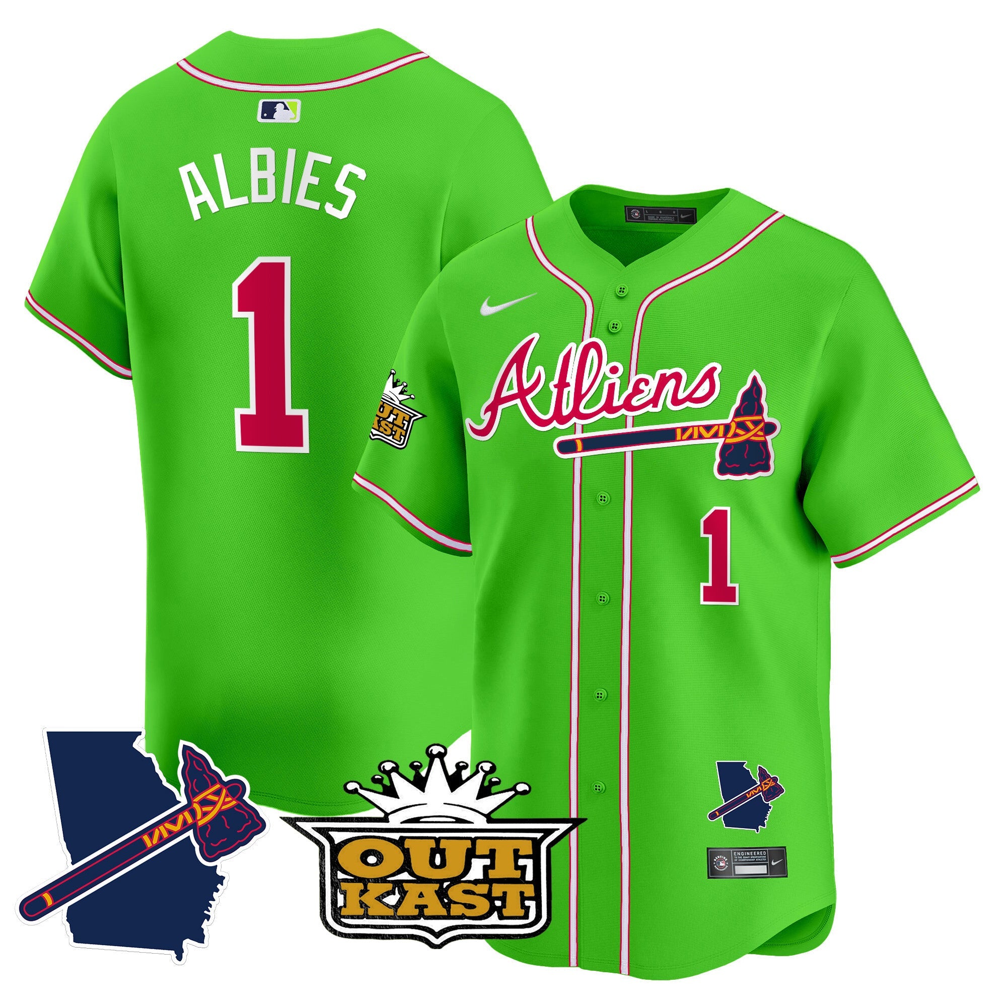 Men’s Atlanta Atliens Vapor Premier Limited Jersey V2