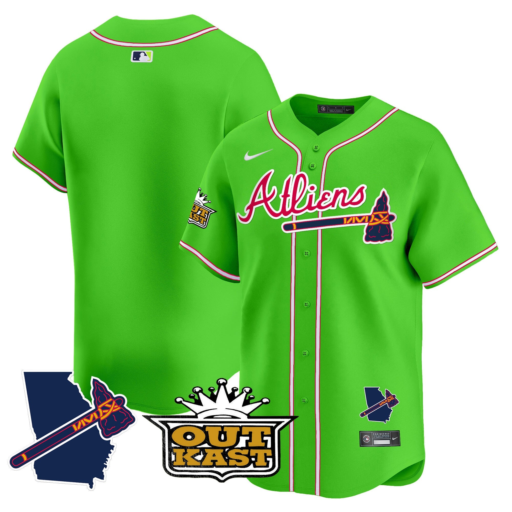 Men’s Atlanta Atliens Vapor Premier Limited Jersey V2