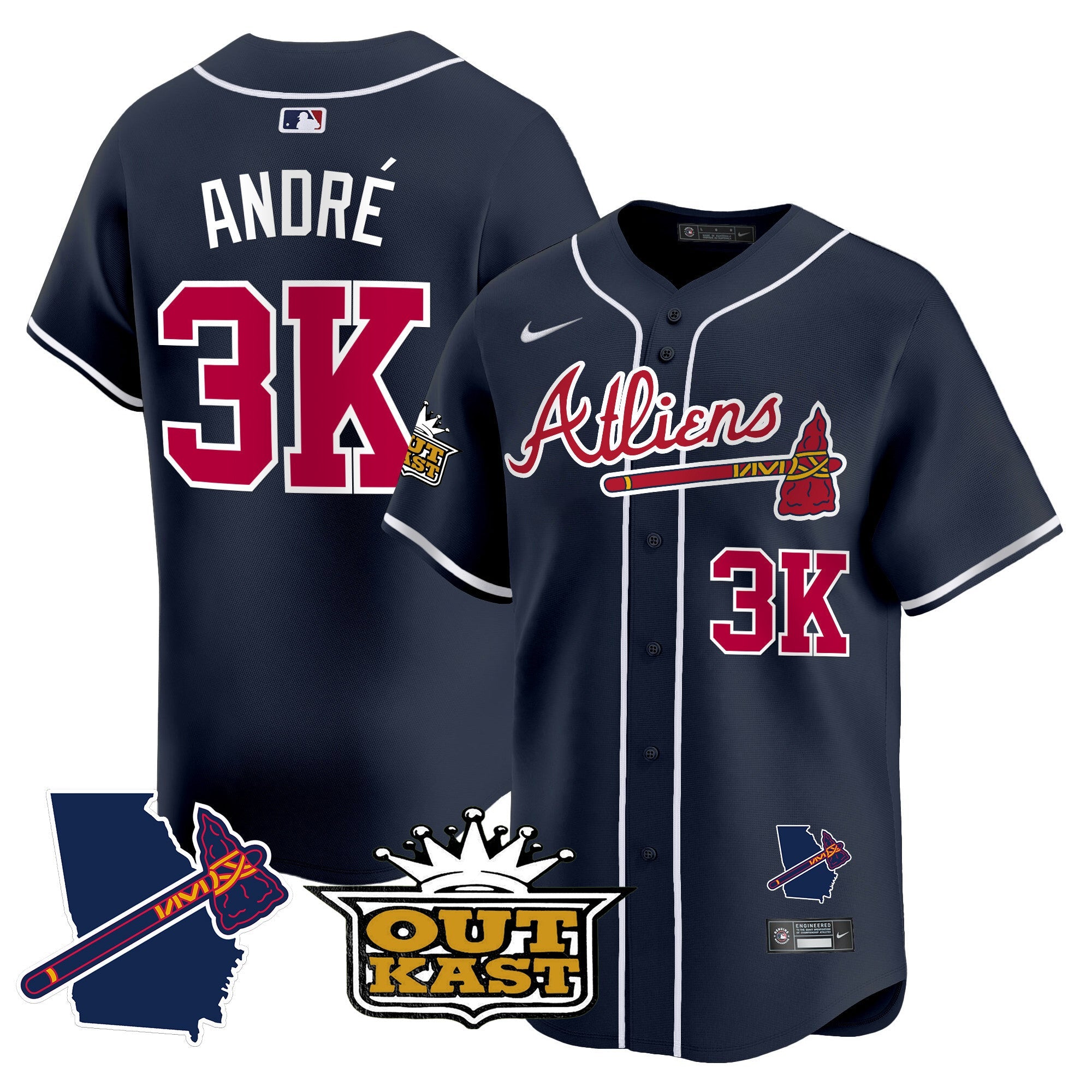 Men’s Atlanta Atliens Vapor Premier Limited Jersey V2