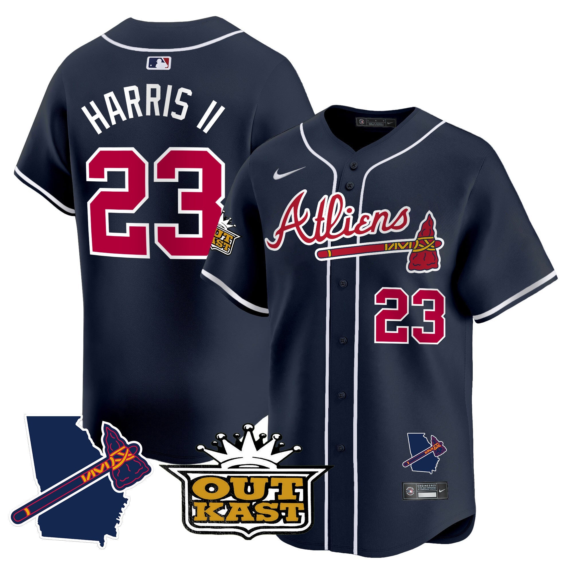 Men’s Atlanta Atliens Vapor Premier Limited Jersey V2