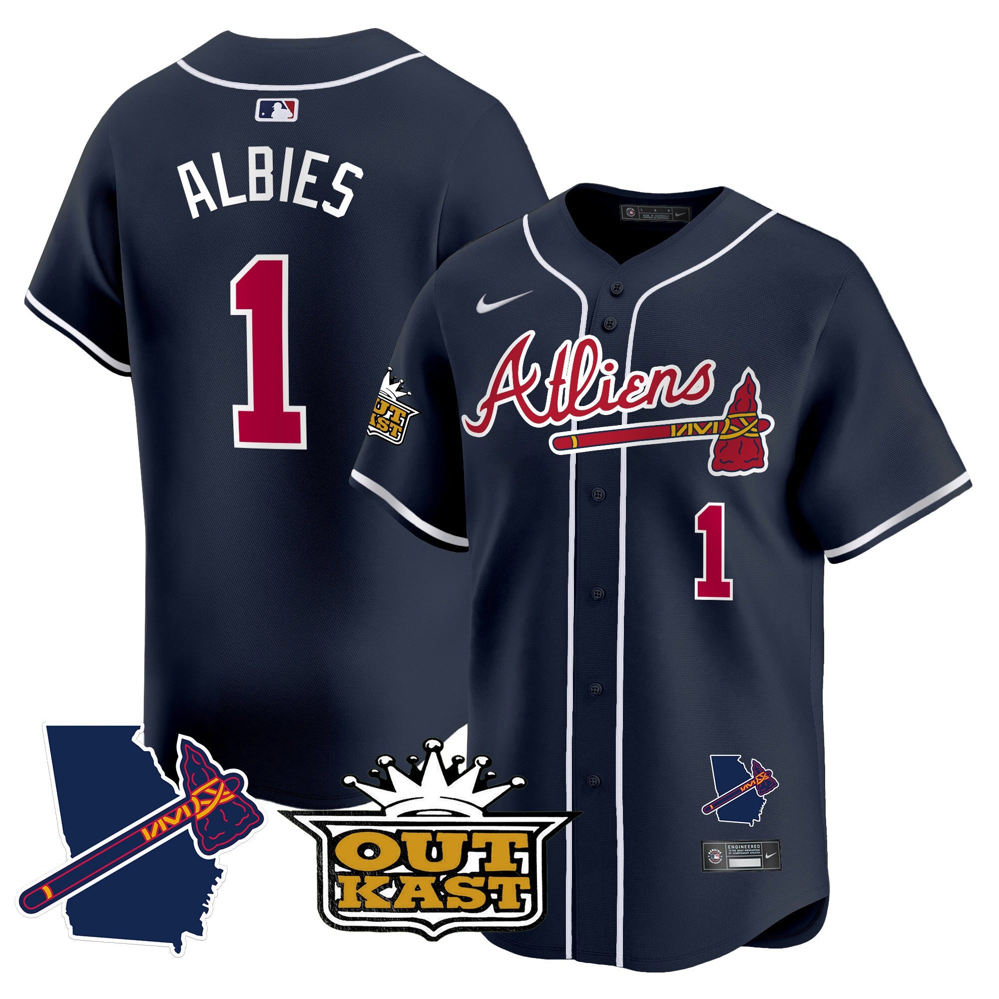 Men’s Atlanta Atliens Vapor Premier Limited Jersey V2