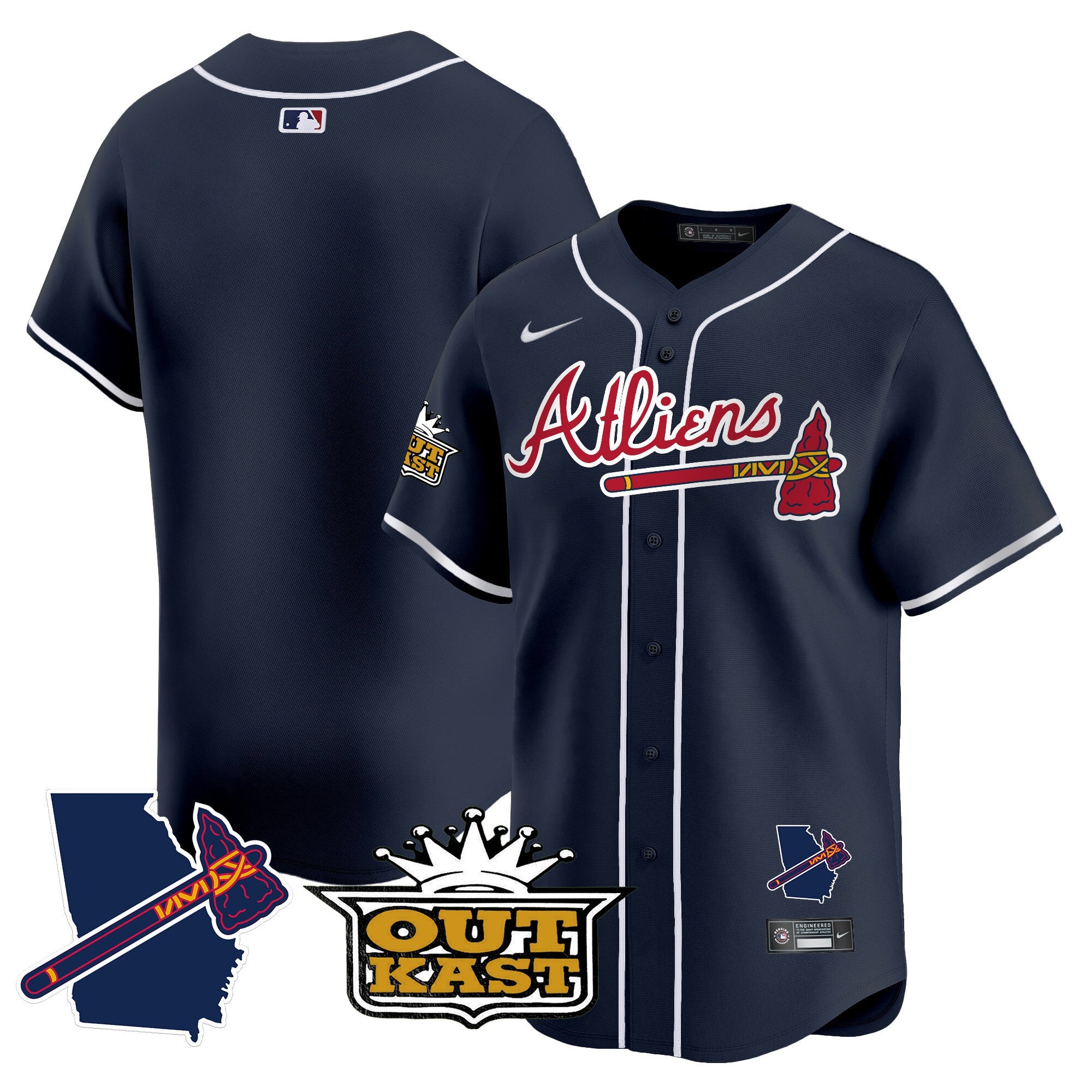 Men’s Atlanta Atliens Vapor Premier Limited Jersey V2