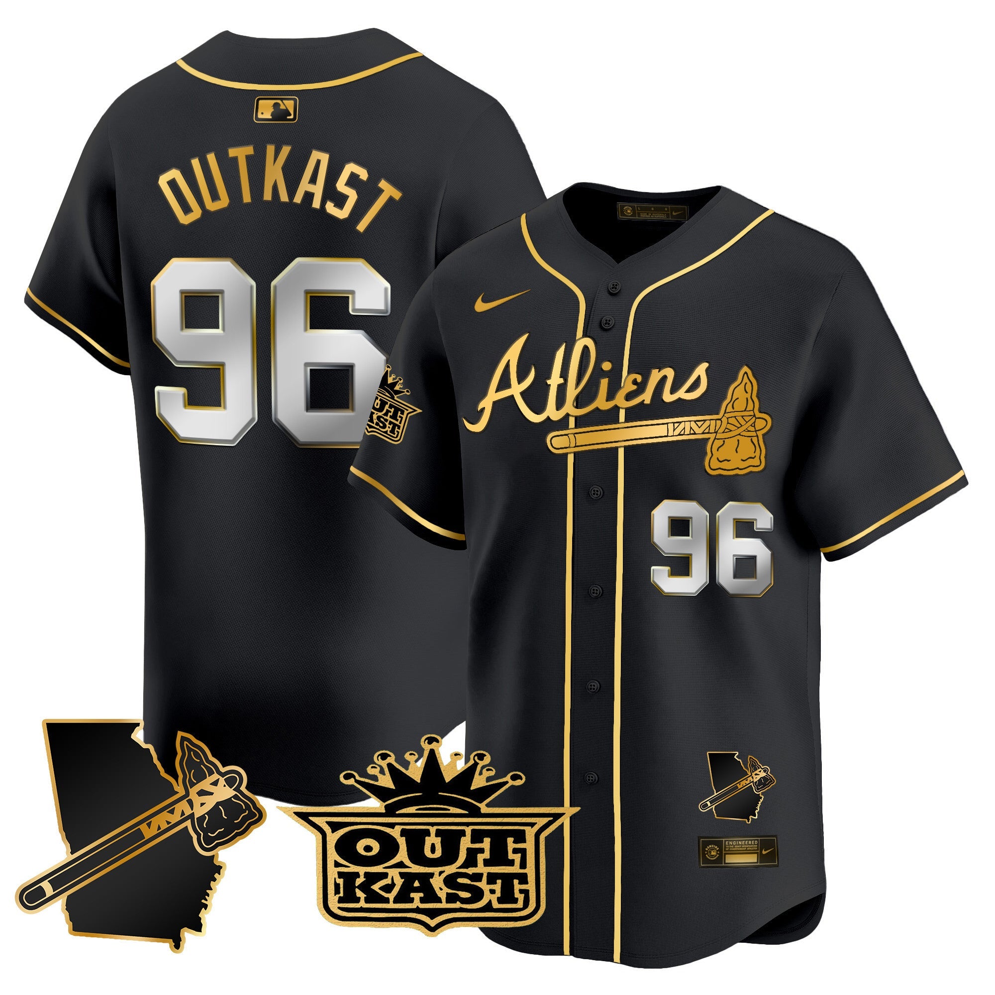 Men’s Atlanta Atliens Vapor Premier Limited Jersey V2