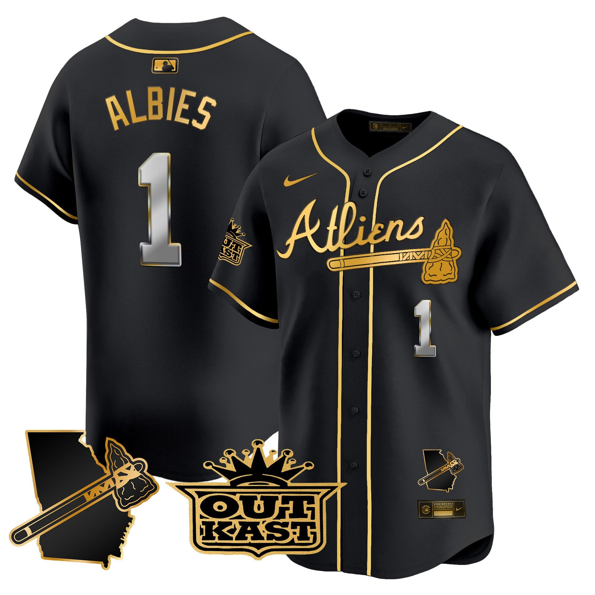 Men’s Atlanta Atliens Vapor Premier Limited Jersey V2