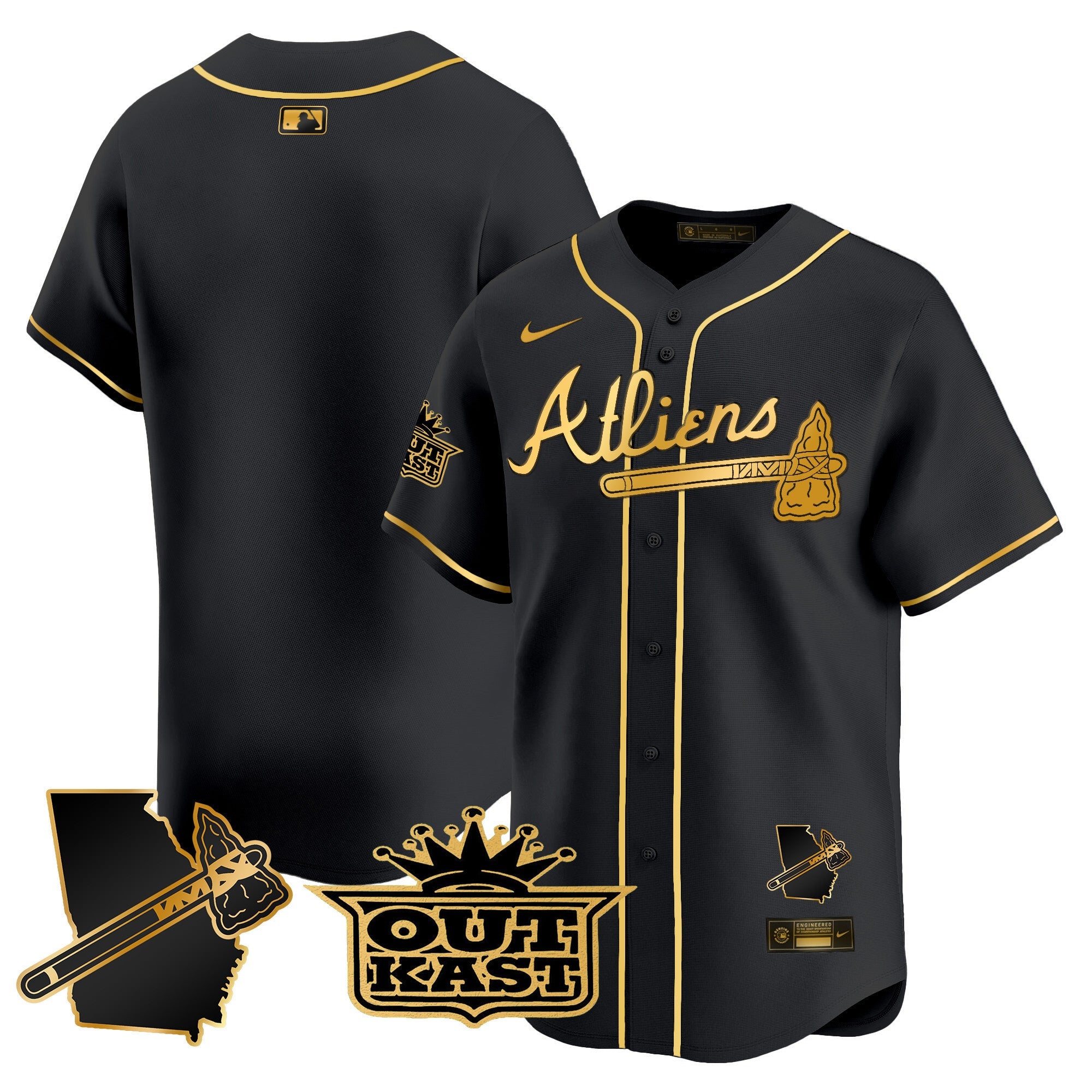 Men’s Atlanta Atliens Vapor Premier Limited Jersey V2