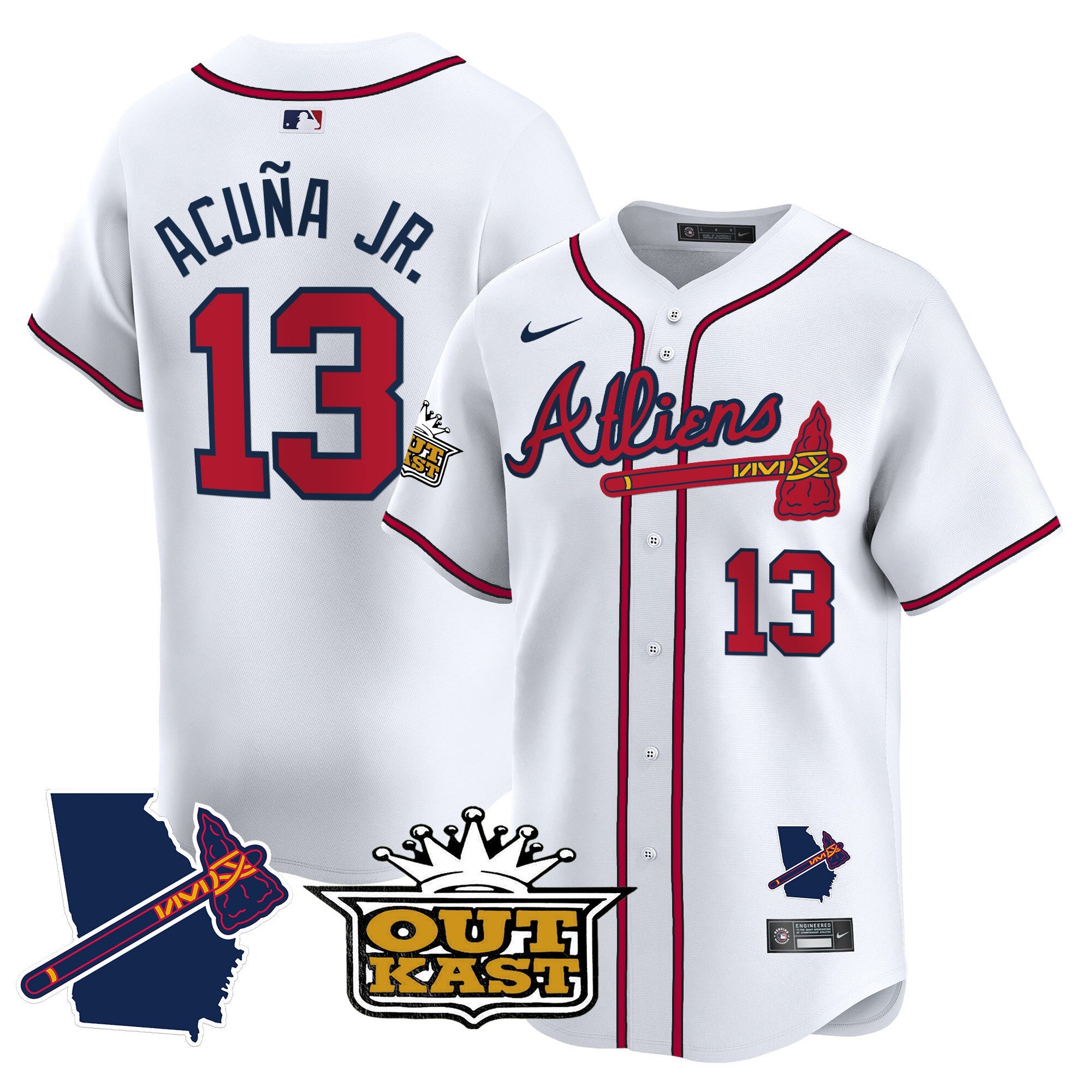 Men’s Atlanta Atliens Vapor Premier Limited Jersey V2