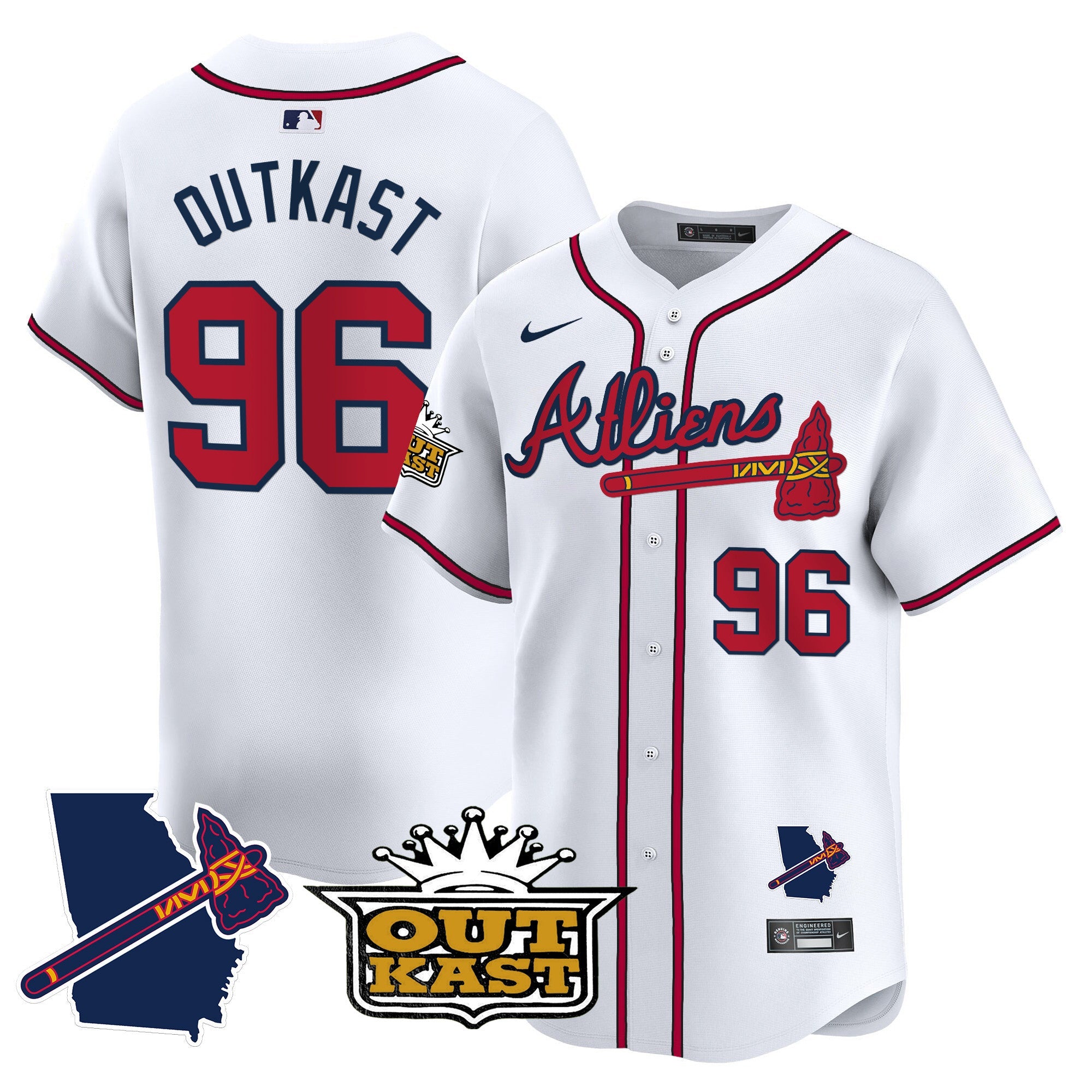 Men’s Atlanta Atliens Vapor Premier Limited Jersey V2